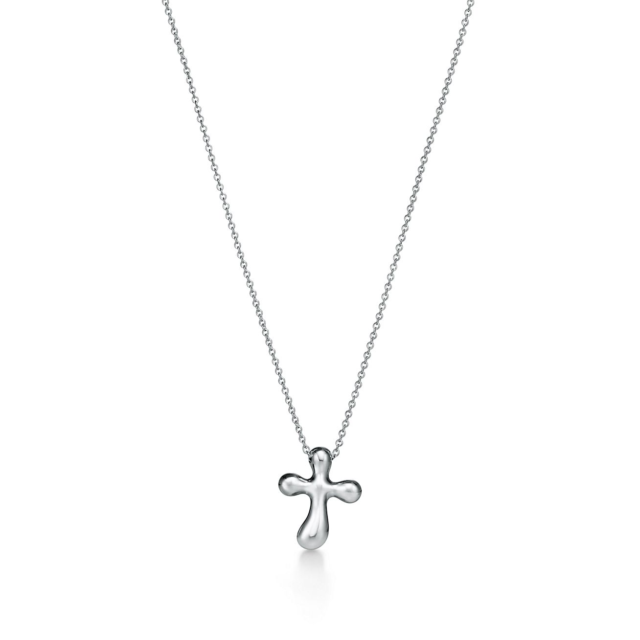 Elsa Peretti® cross pendant in sterling silver, 14 mm wide