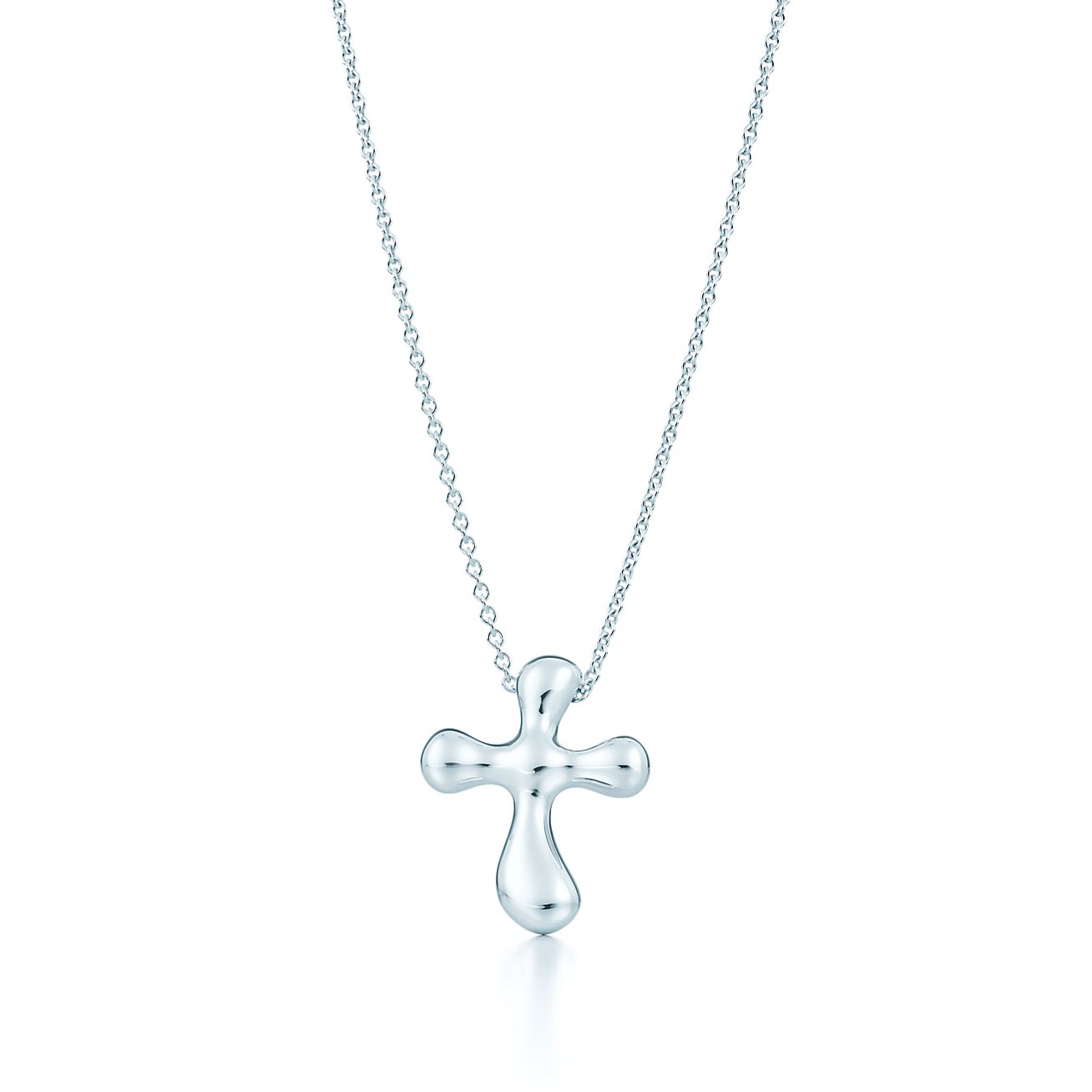 tiffany and co sterling silver cross necklace