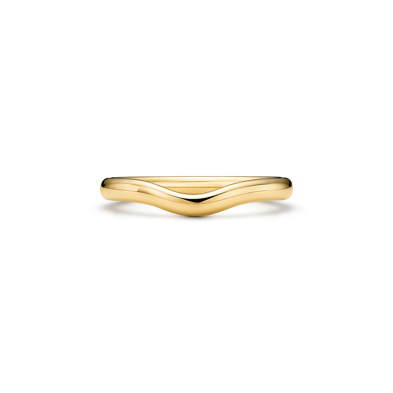 Elsa Peretti® wedding band ring in 18k gold, 2 mm wide.