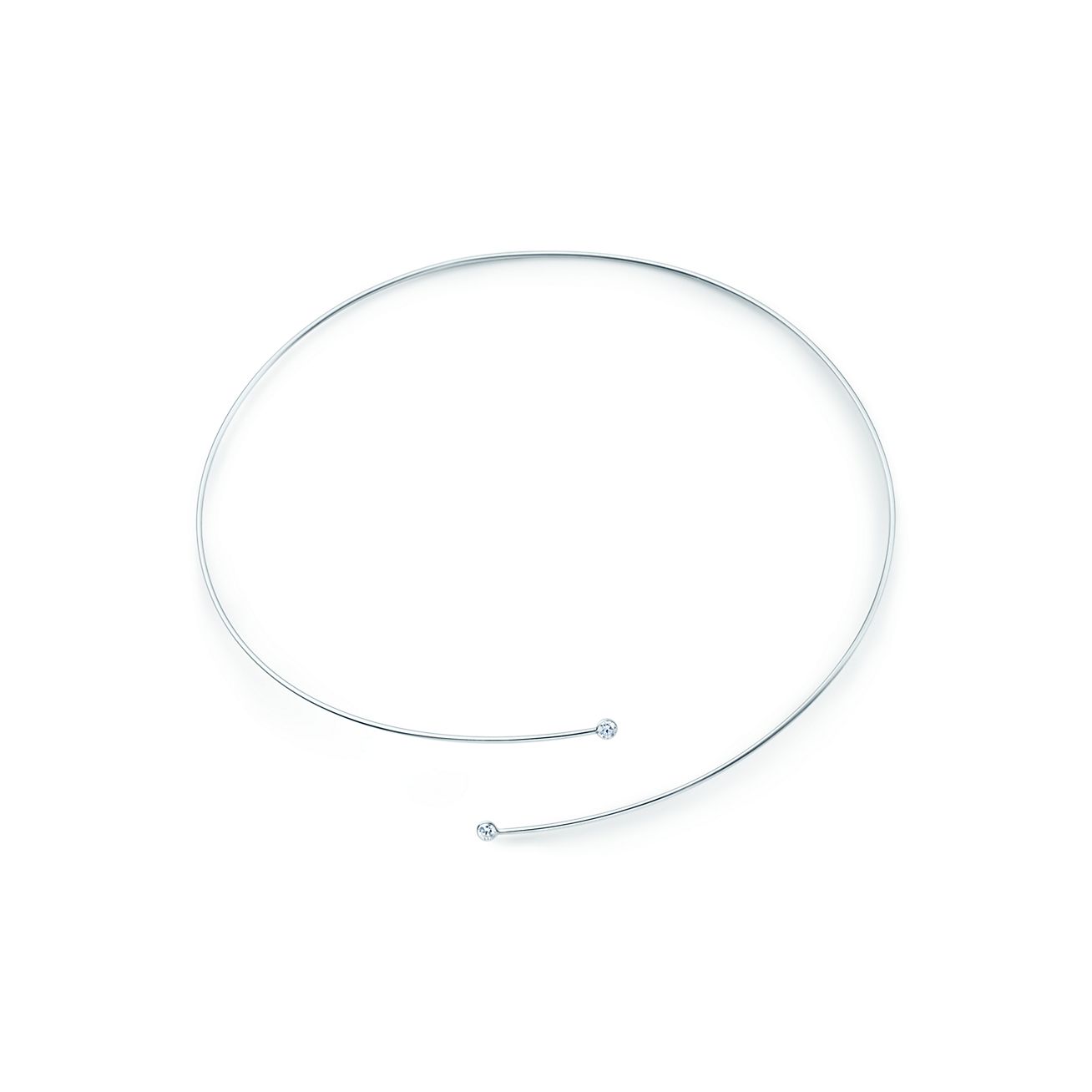 Elsa Peretti® Diamond Hoop Necklace