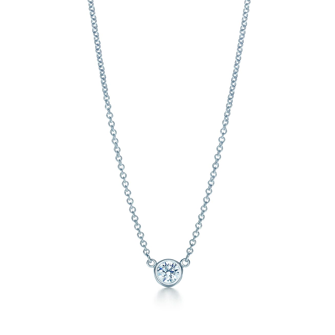 tiffany and co diamond pendant necklace