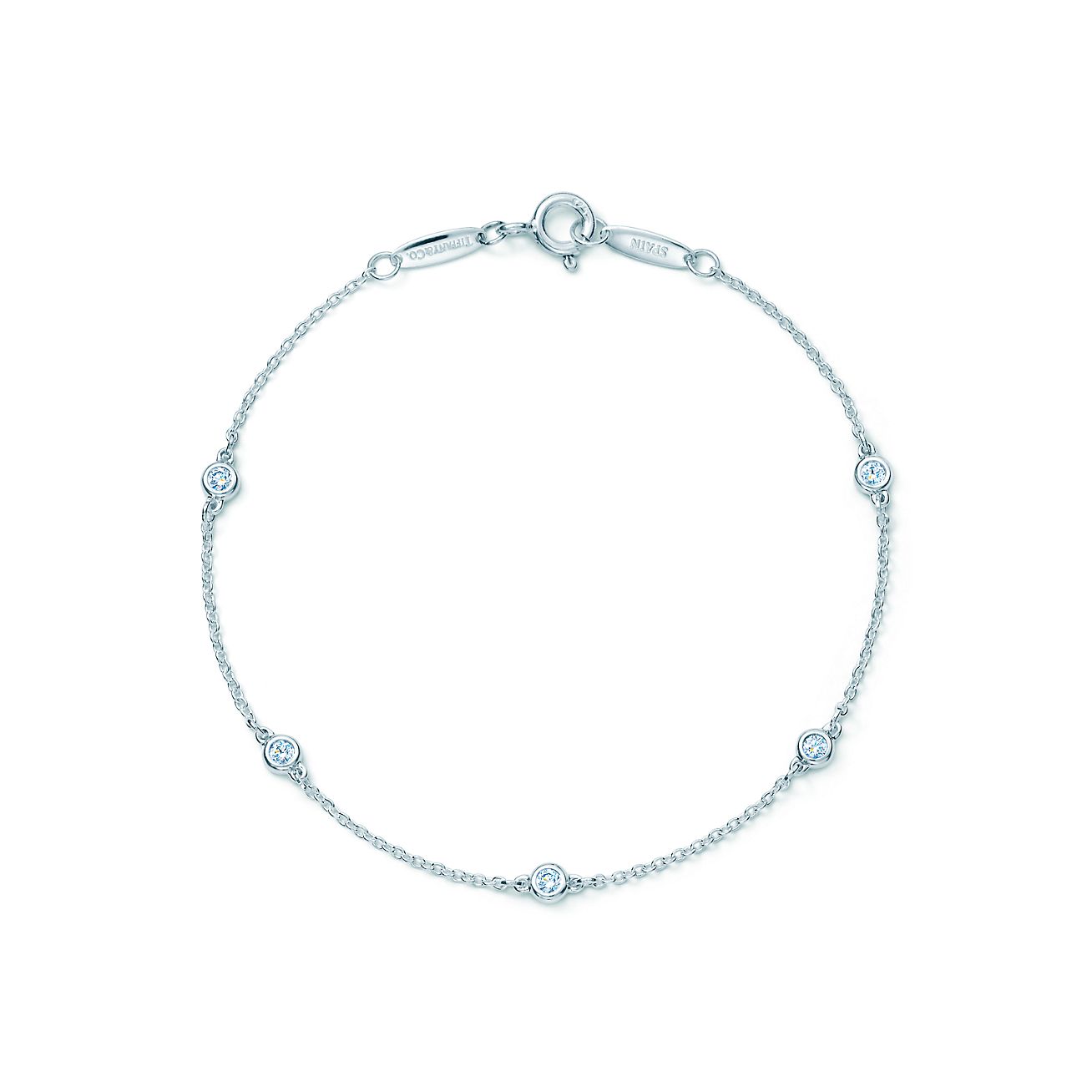 tiffany and co elsa peretti diamonds by the yard bracelet