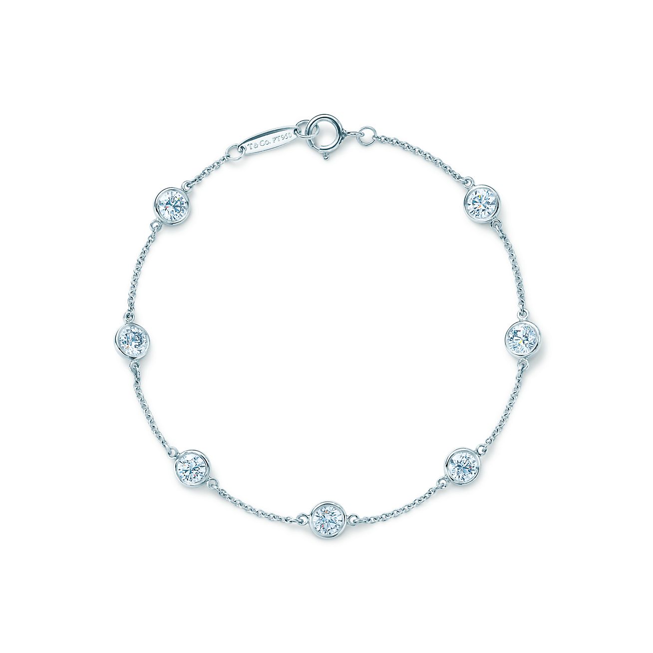 Tiffany & Co. Tiffany Metro Diamond 18k White Gold Hinged Bangle Bracelet  Tiffany & Co. | TLC