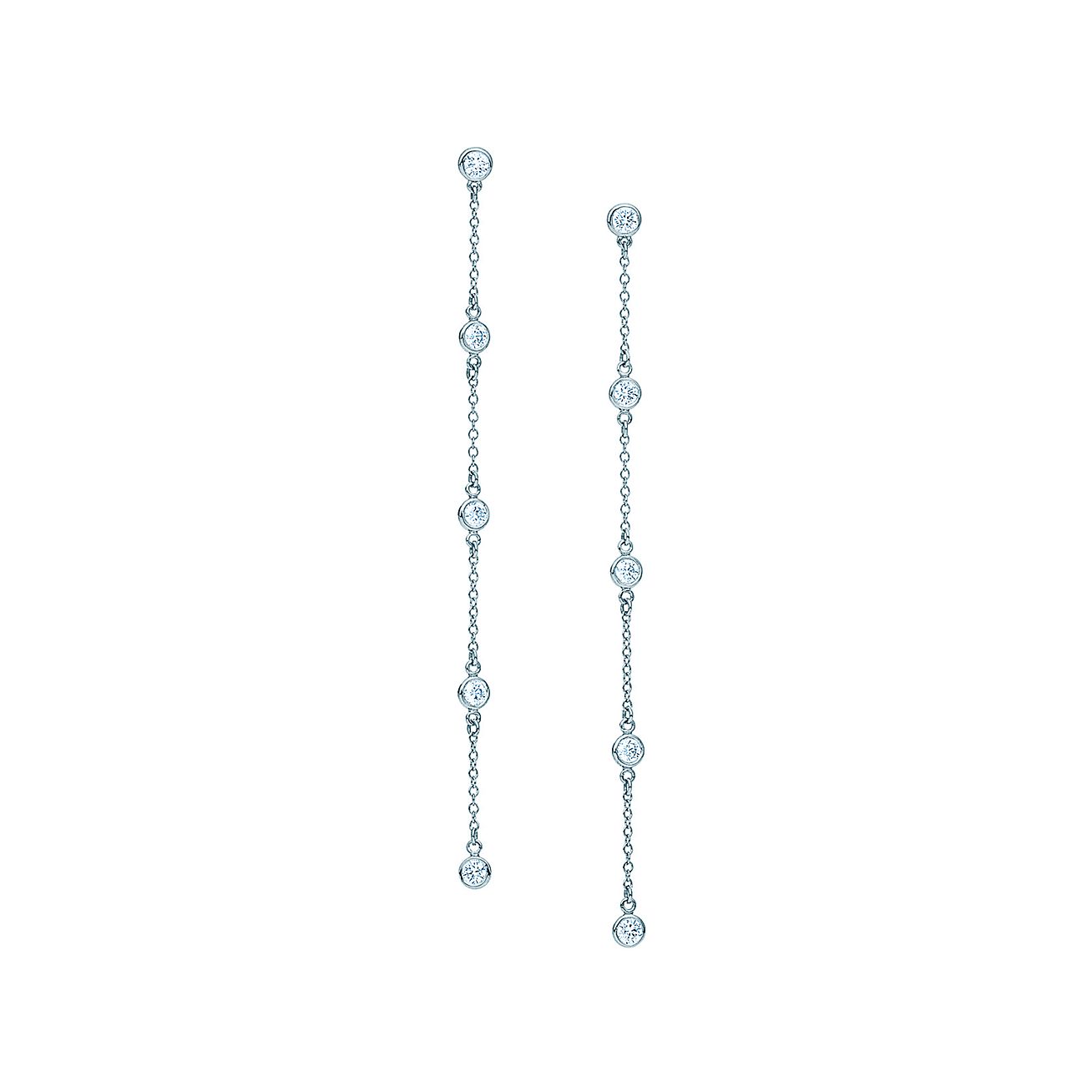 diamond drop earrings tiffany