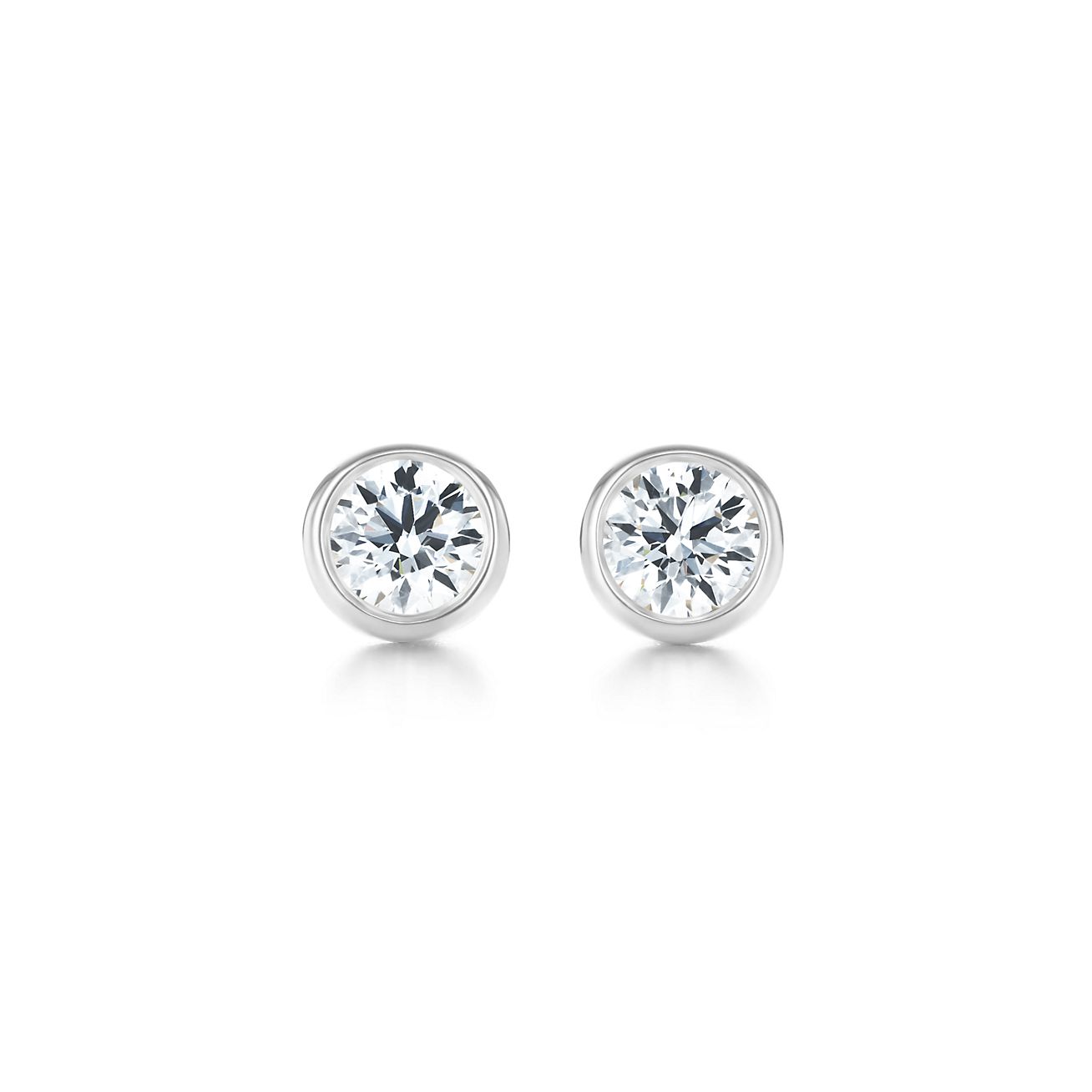 Buy Platinum Earrings With Diamonds JL PT E ST 2260 Online in India - Etsy