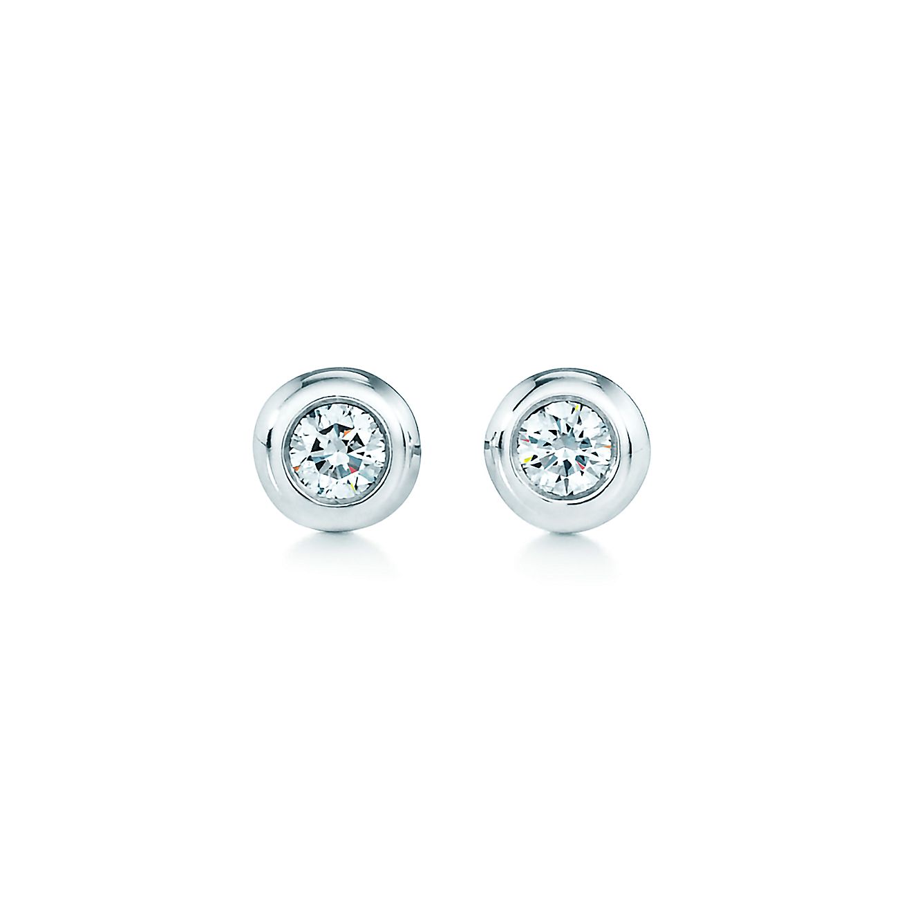 Elsa Peretti® Diamonds by the Yard® earrings in sterling silver. | Tiffany  & Co.