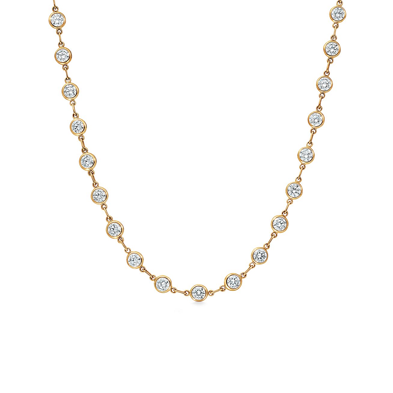 Elsa Peretti® Diamonds by the Yard® necklace in 18k gold