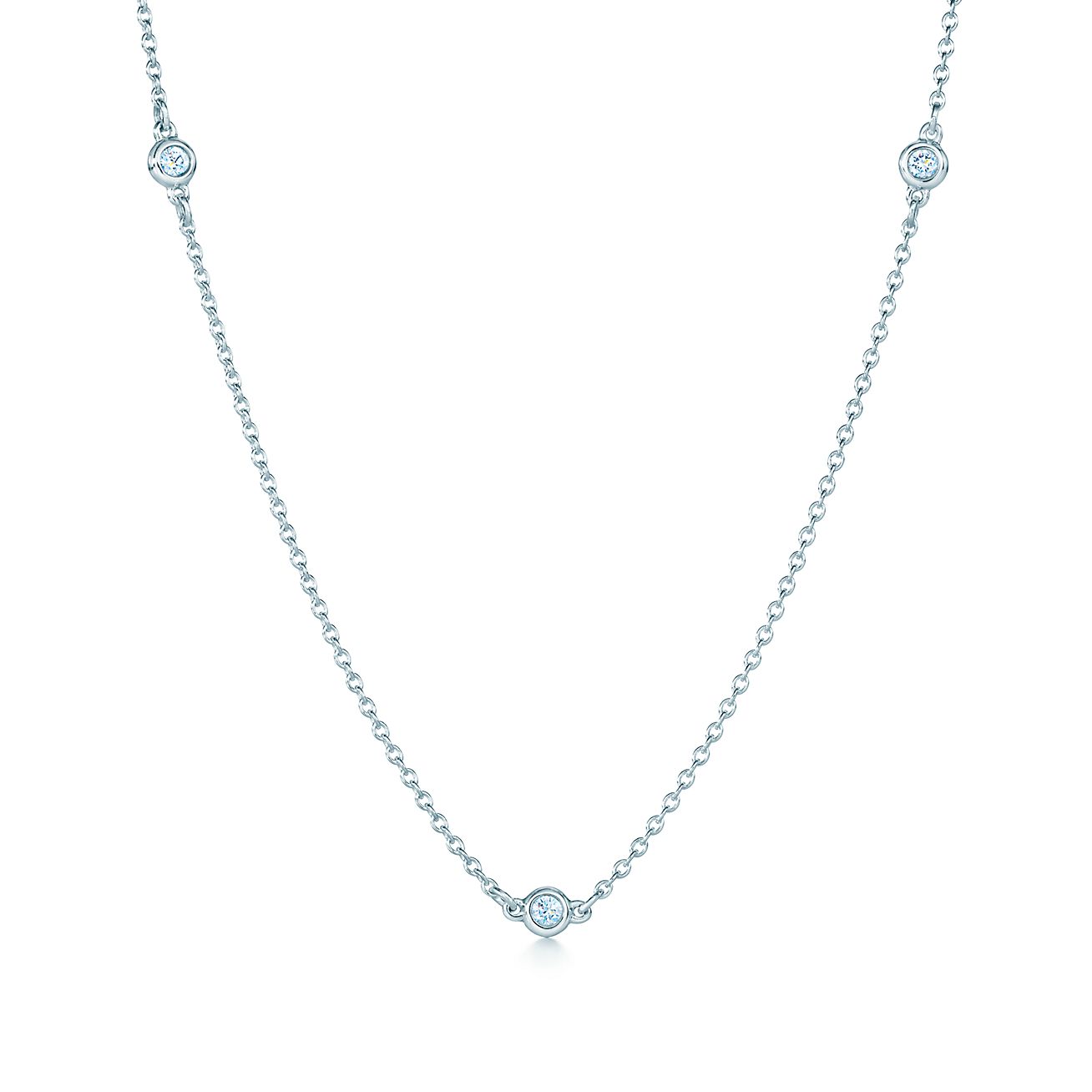 Elsa Peretti Diamonds by The Yard Bracelet in Sterling Silver
