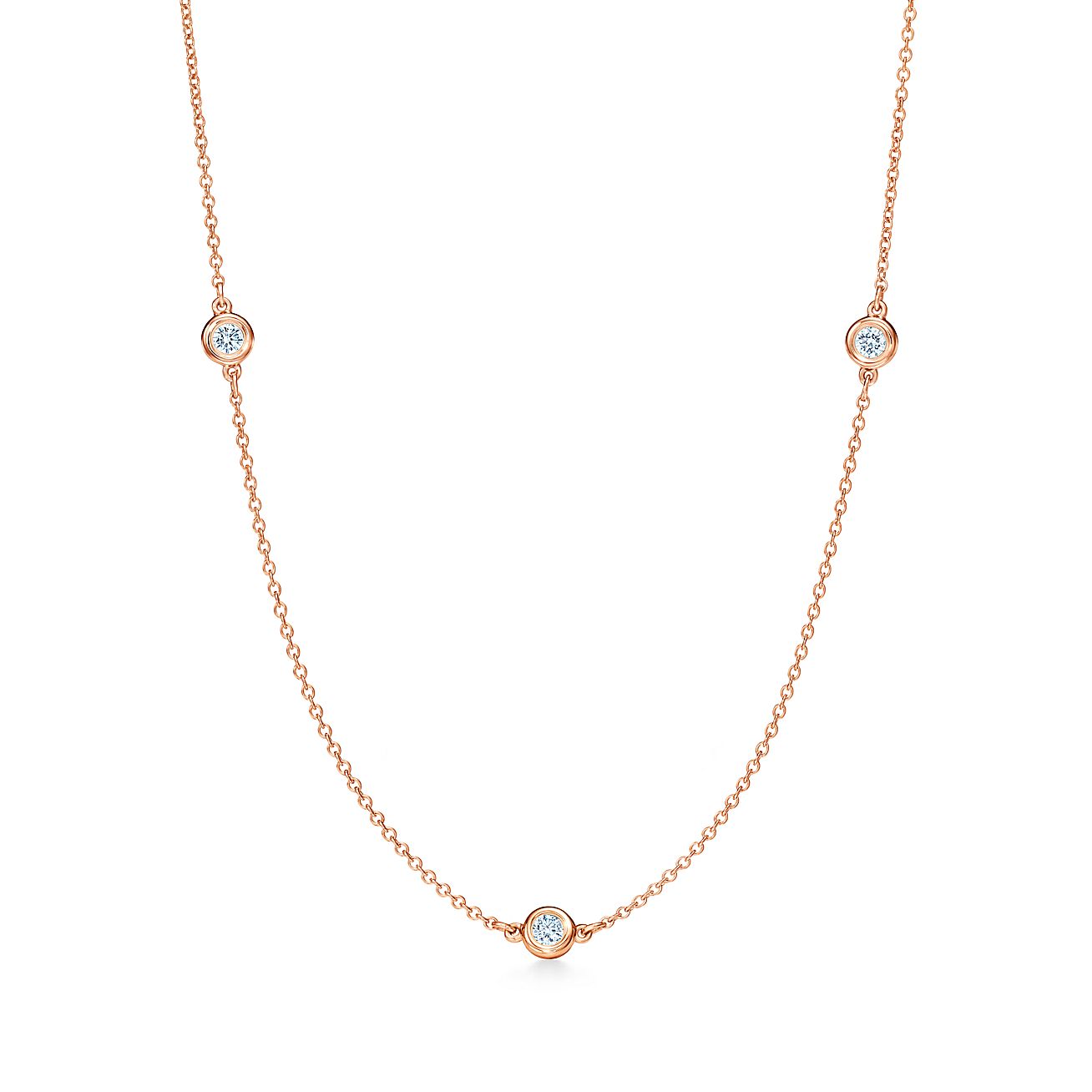 tiffany and co diamonds by the yard necklace