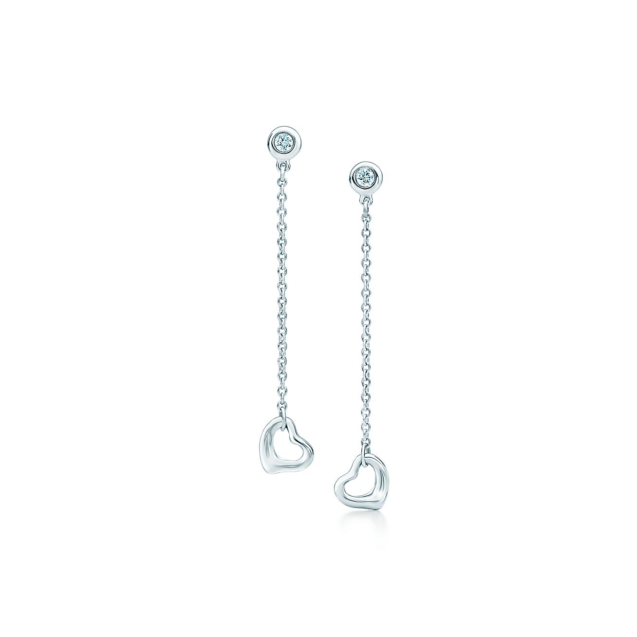 Elsa Peretti® Diamonds by the Yard® Open Heart Earrings