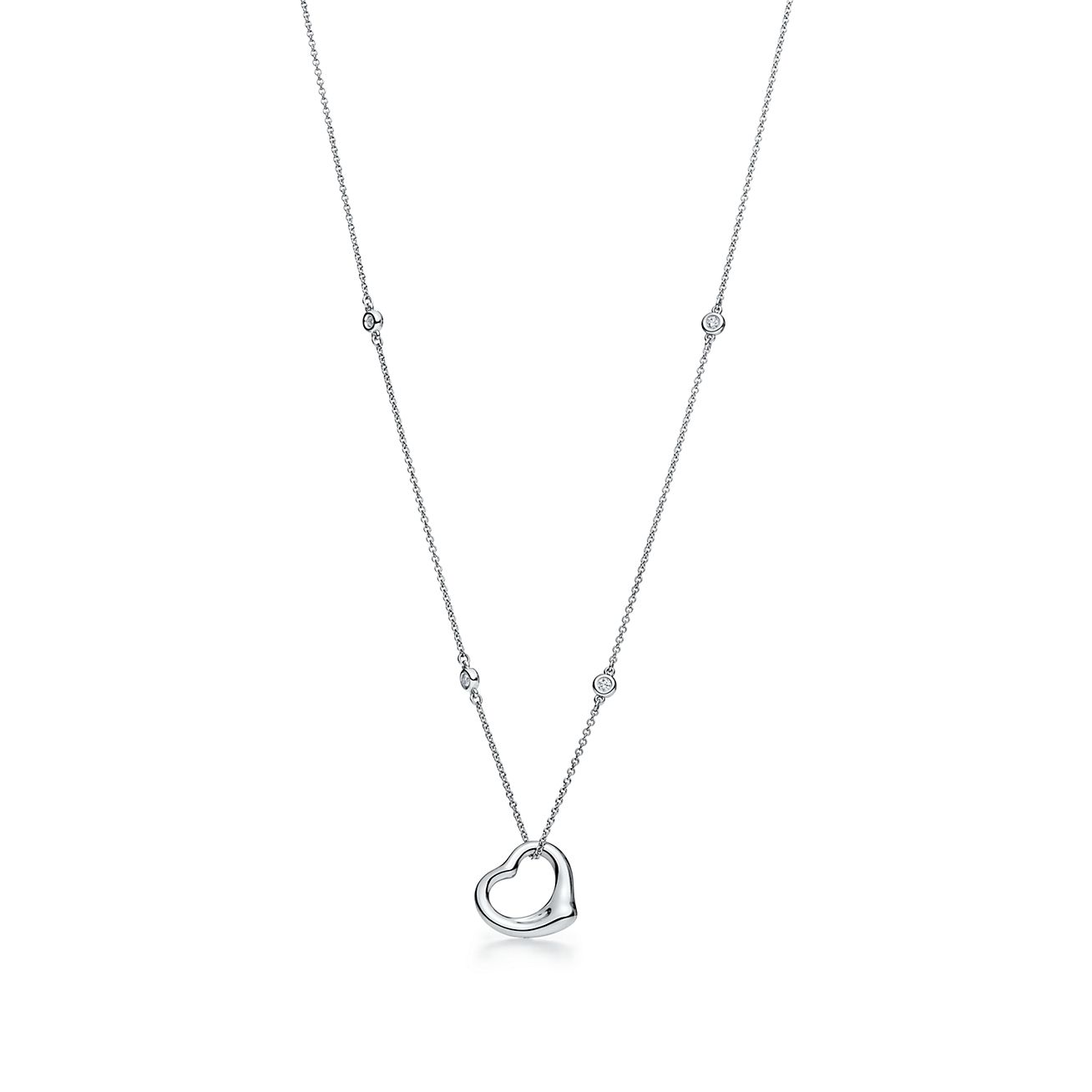 Elsa Peretti® Diamonds by the Yard® Open Heart Pendant