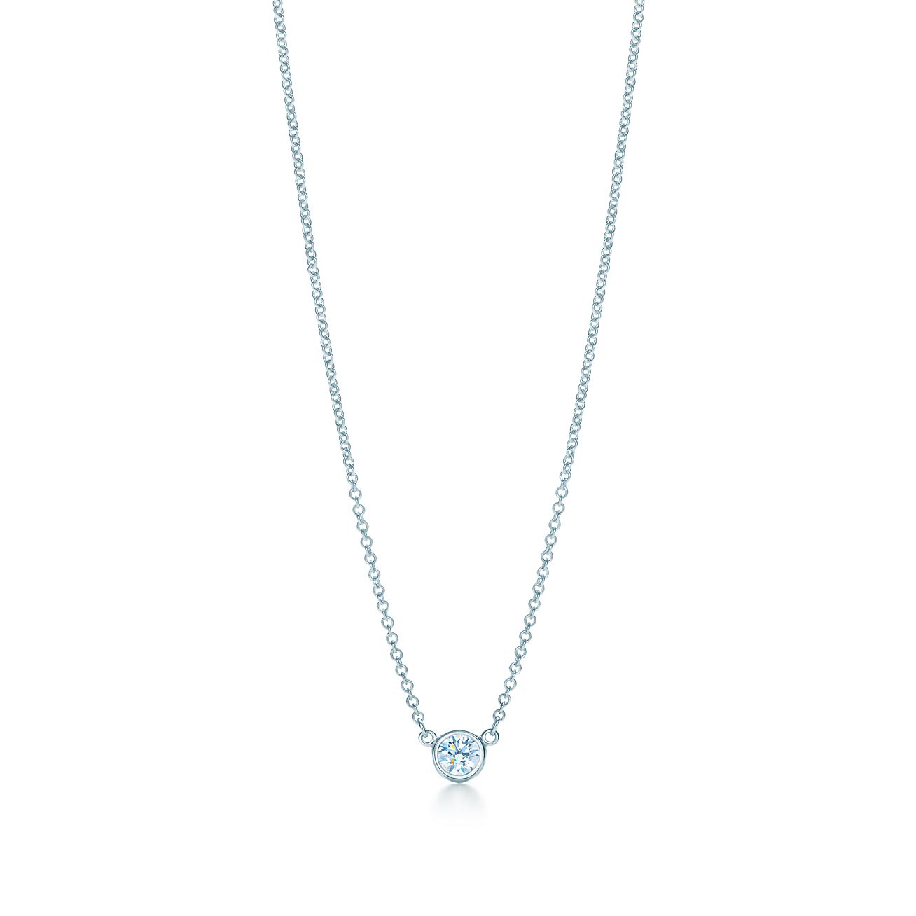 elsa peretti diamonds by the yard necklace platinum