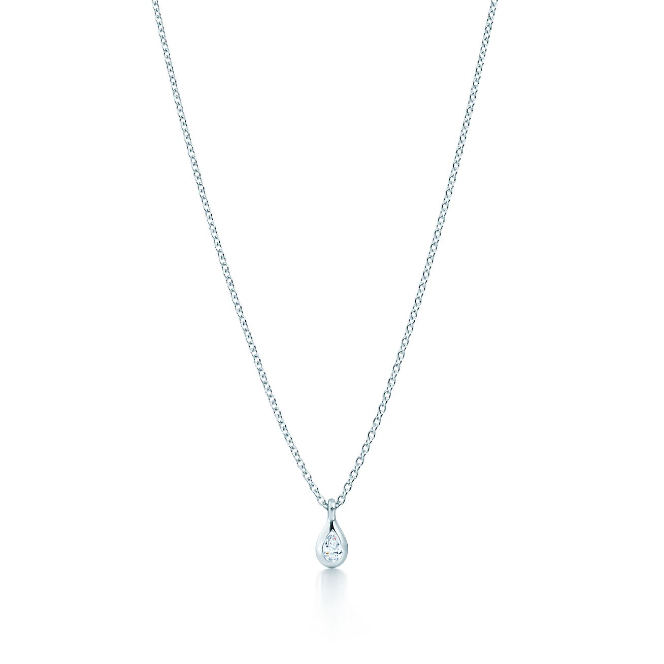 Elsa Peretti Diamonds by The Yard Necklace in Sterling Silver