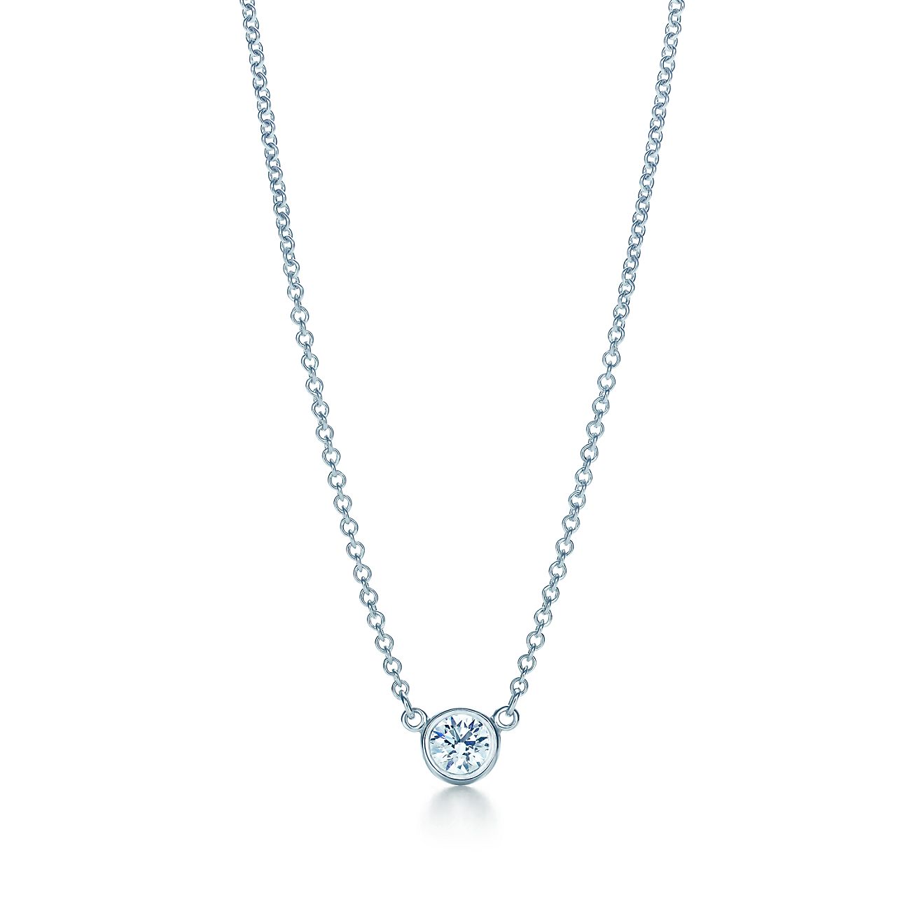tiffany & co elsa peretti diamonds by the yard necklace