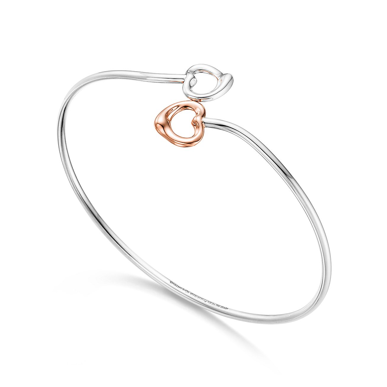 Elsa Peretti® Double Open Heart Bangle