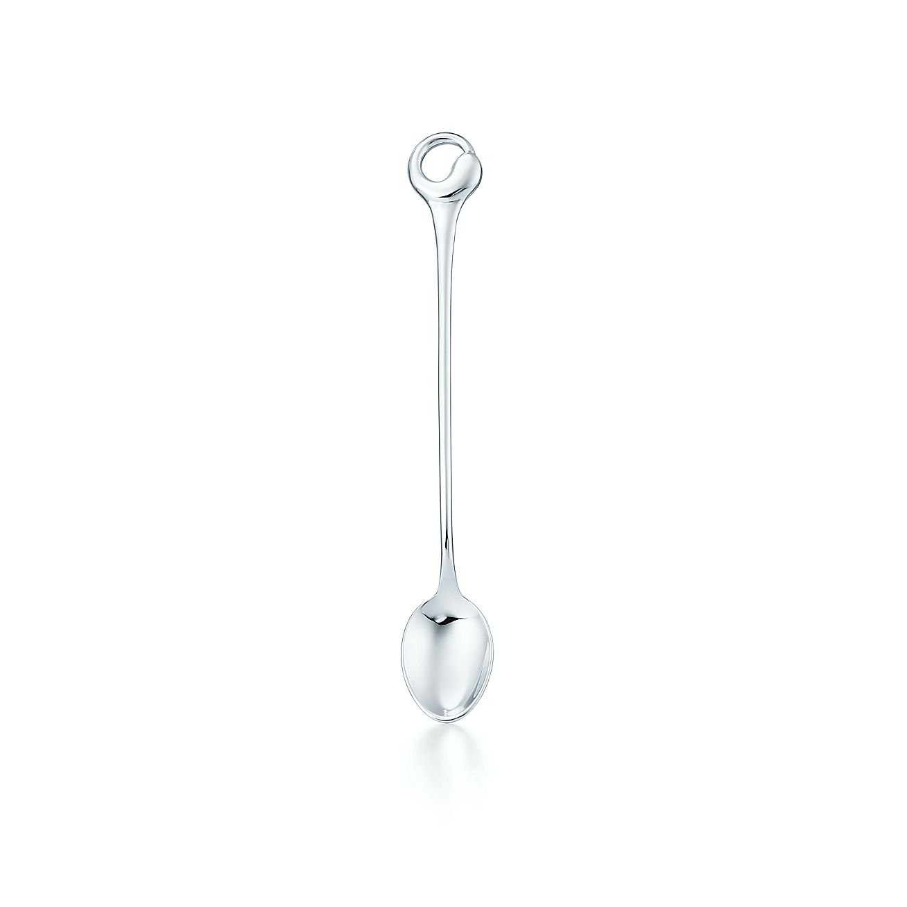 Elsa Peretti Open Heart Fork and Spoon Baby Set in Sterling Silver, Size: 4.25 in.