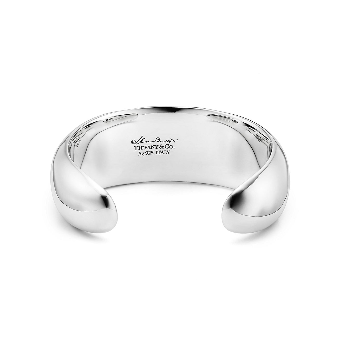 Elsa Peretti® Faceted cuff in sterling silver, medium