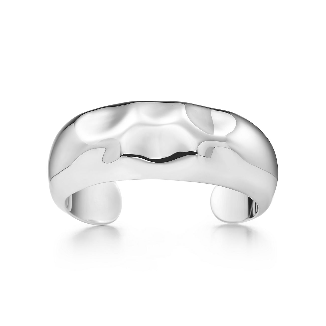 Elsa Peretti® Faceted cuff in sterling silver, medium. | Tiffany & Co.