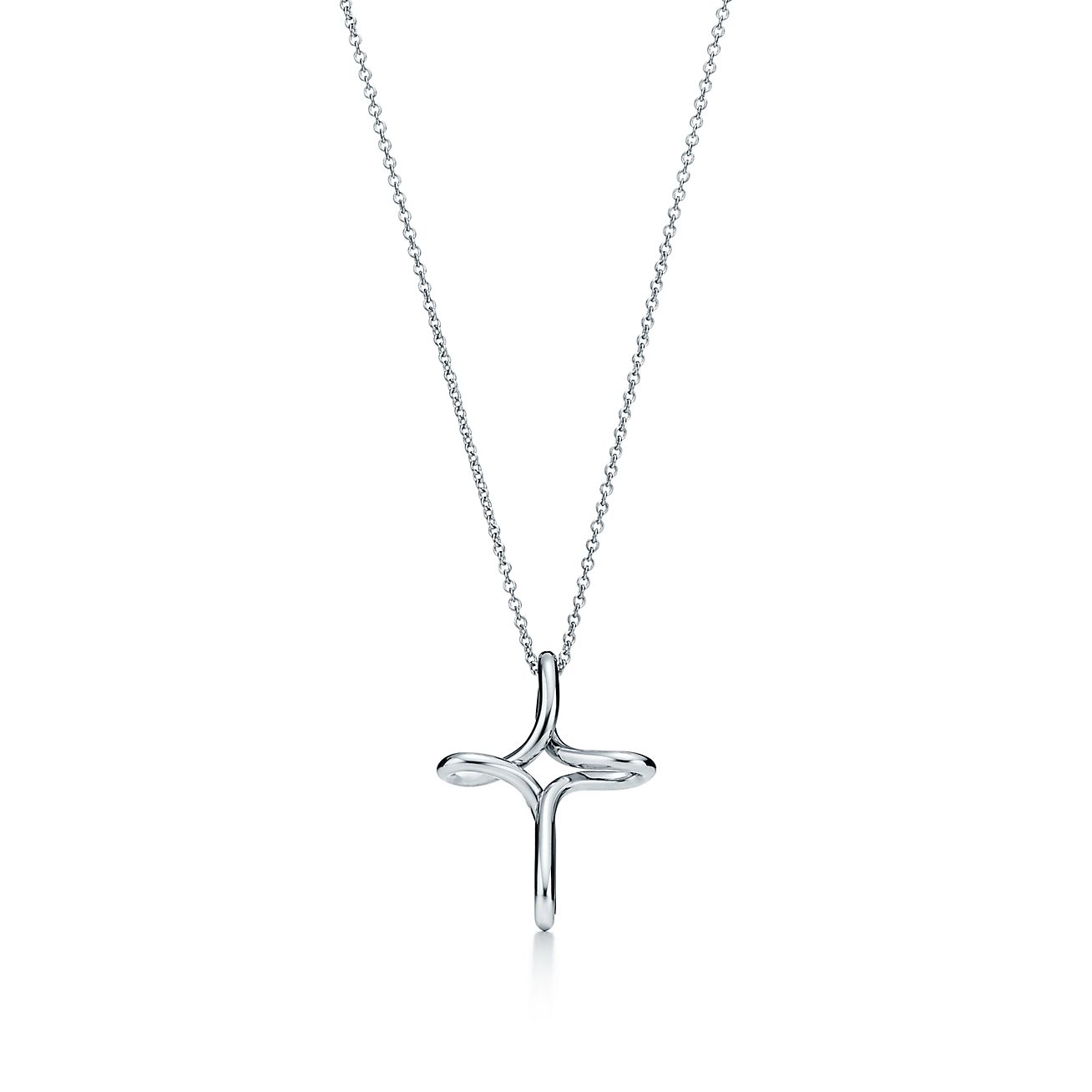 Elsa Peretti® infinity cross pendant in 