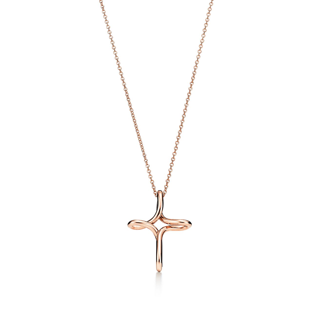 tiffany infinity necklace rose gold