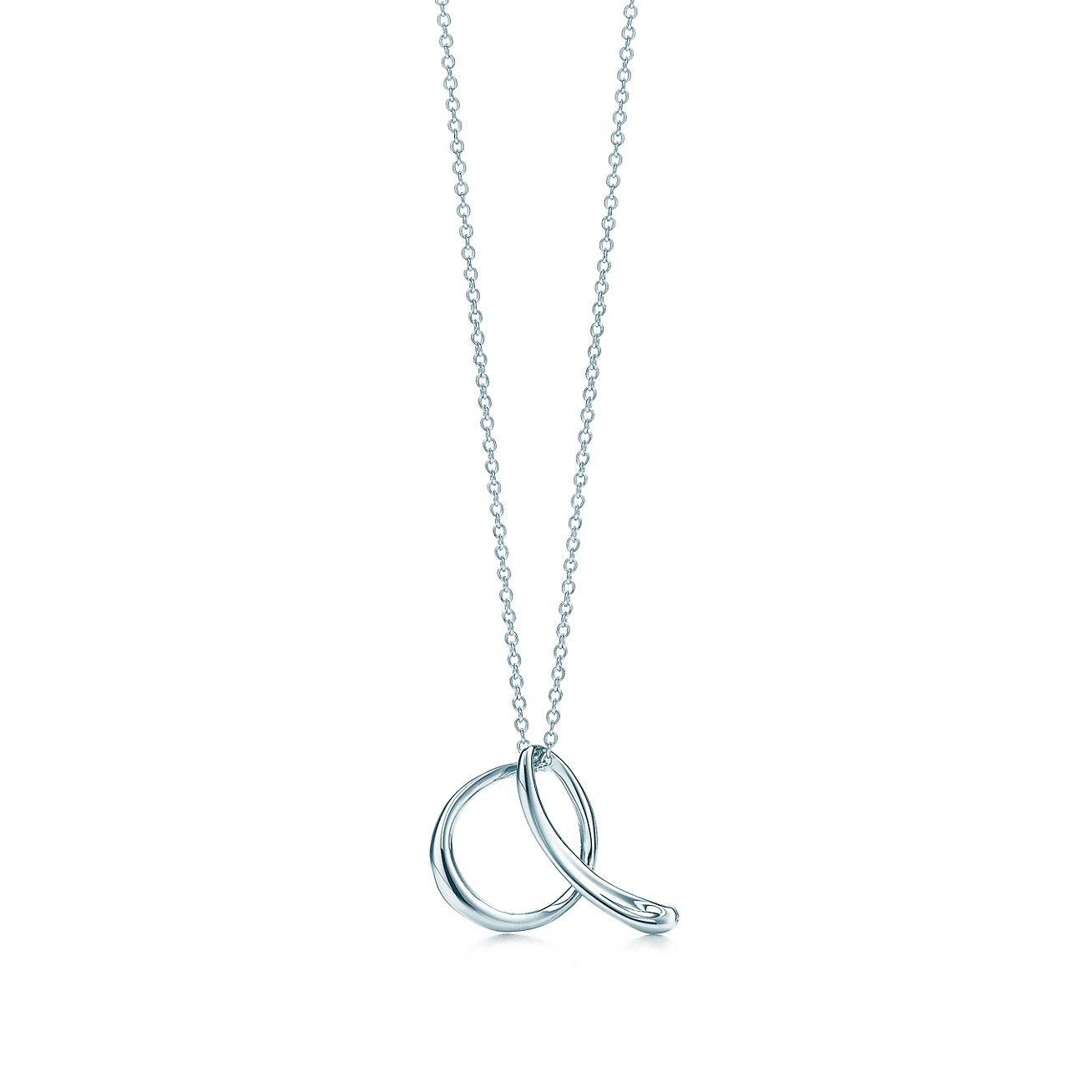 c initial necklace tiffany