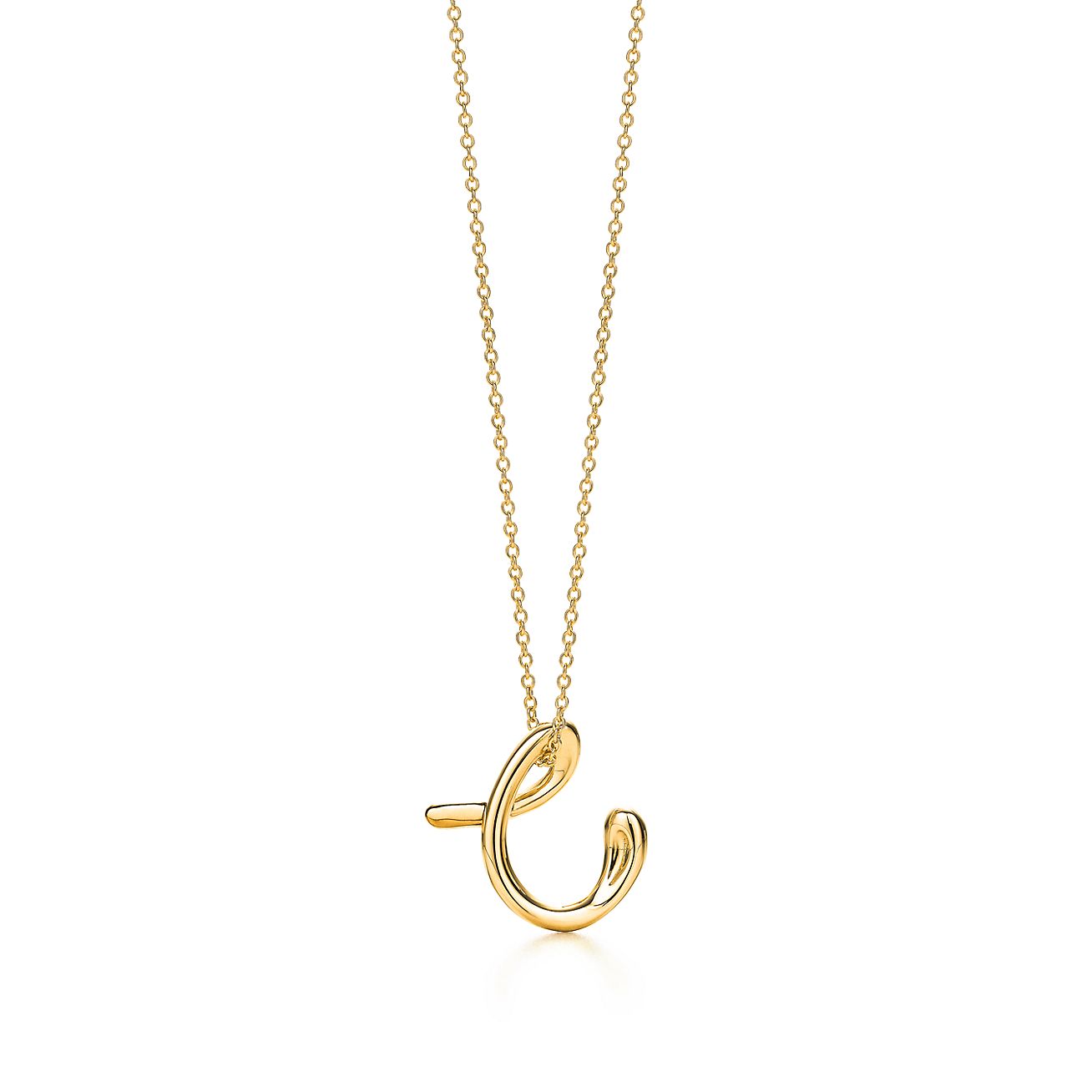 tiffany and co initial necklace