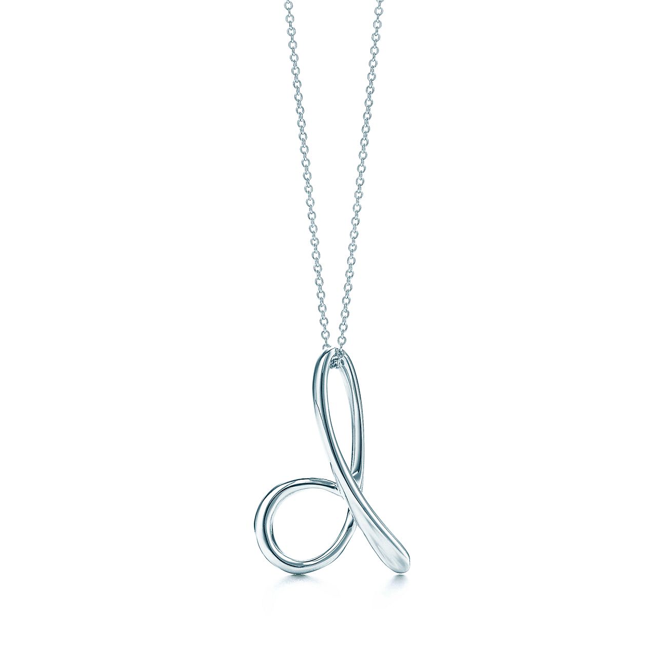 tiffany letter g necklace
