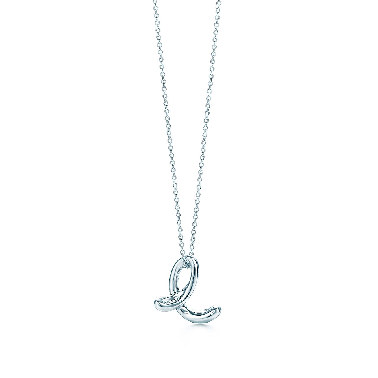 tiffany and co letter pendant