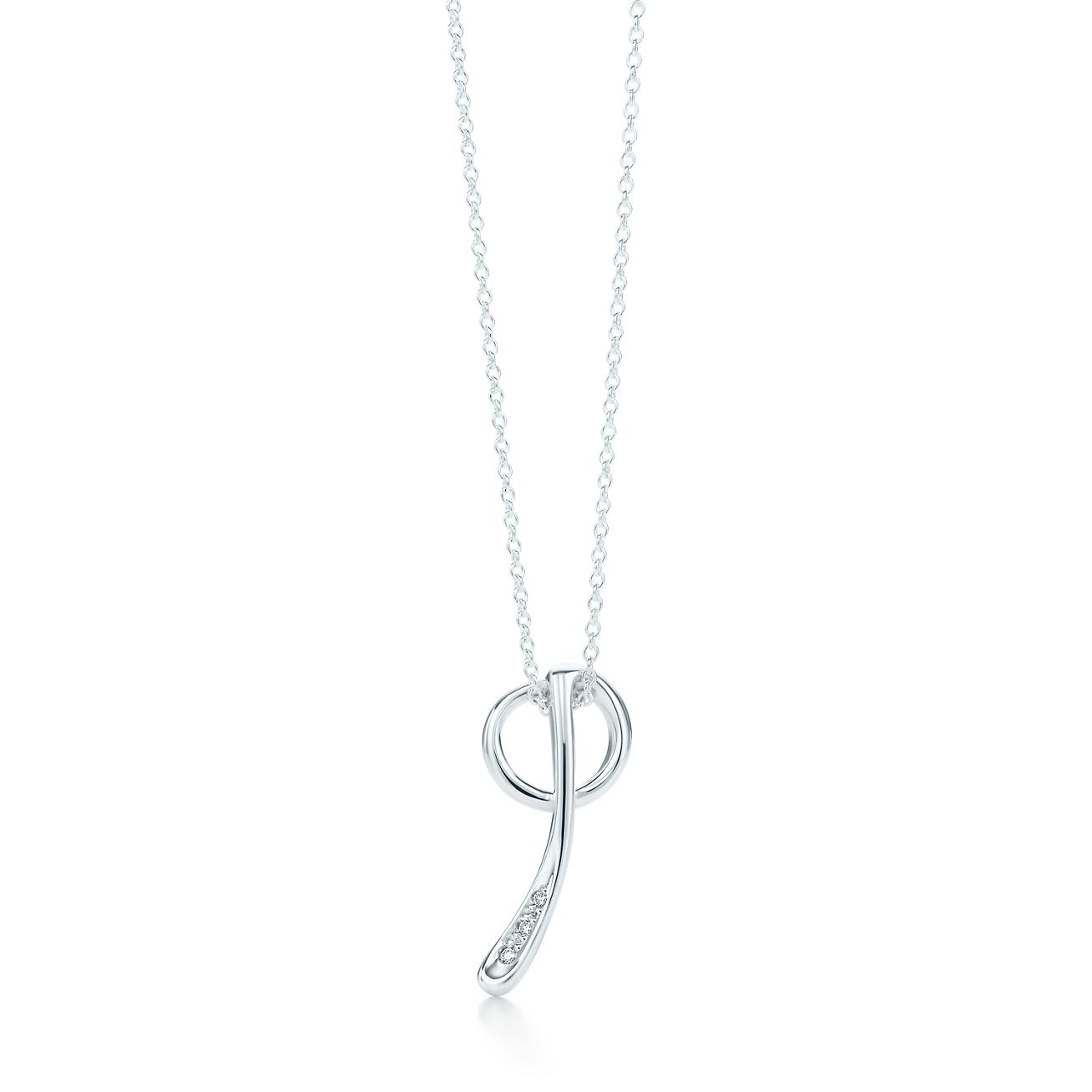 Elsa Peretti® Alphabet pendant in 