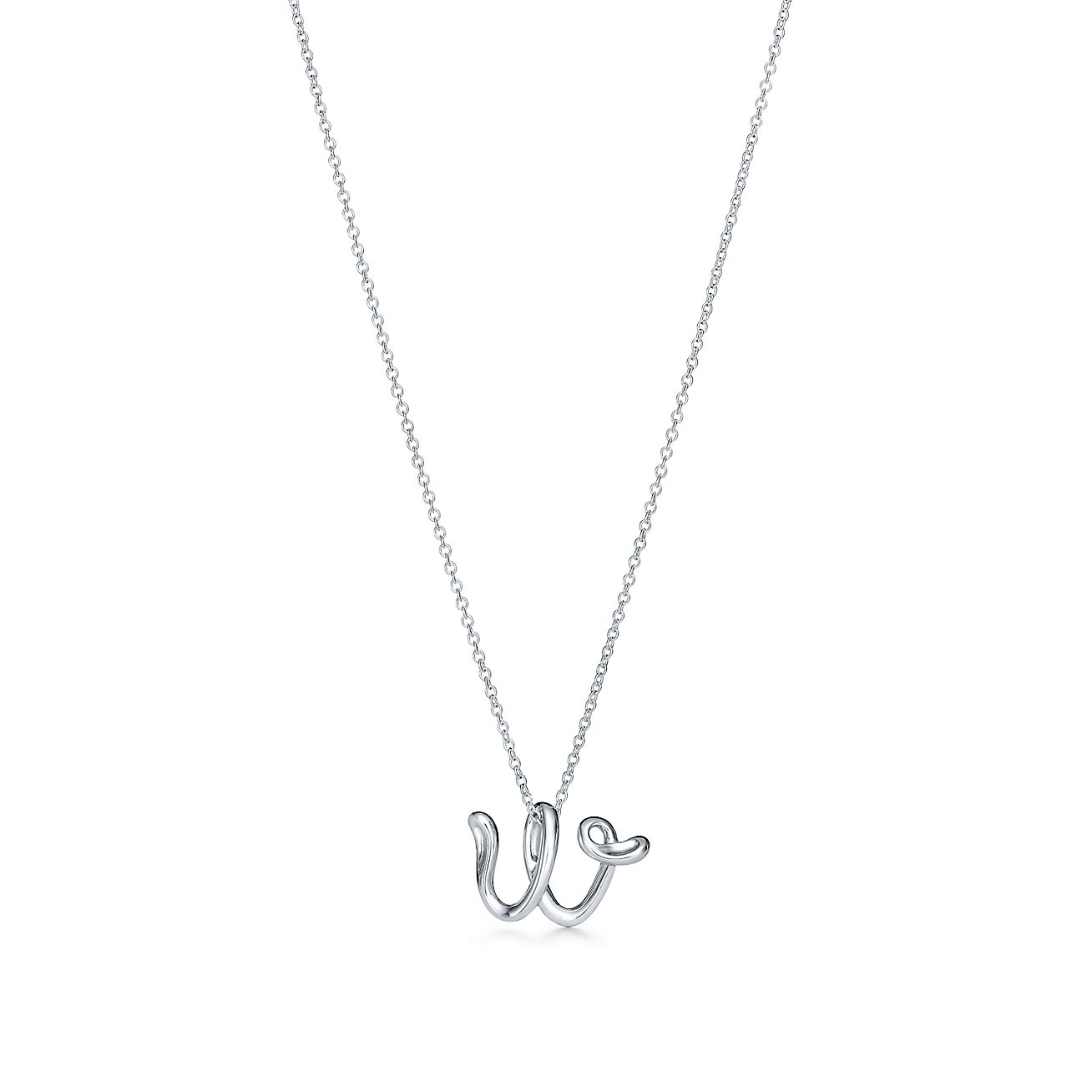 letter w pendant