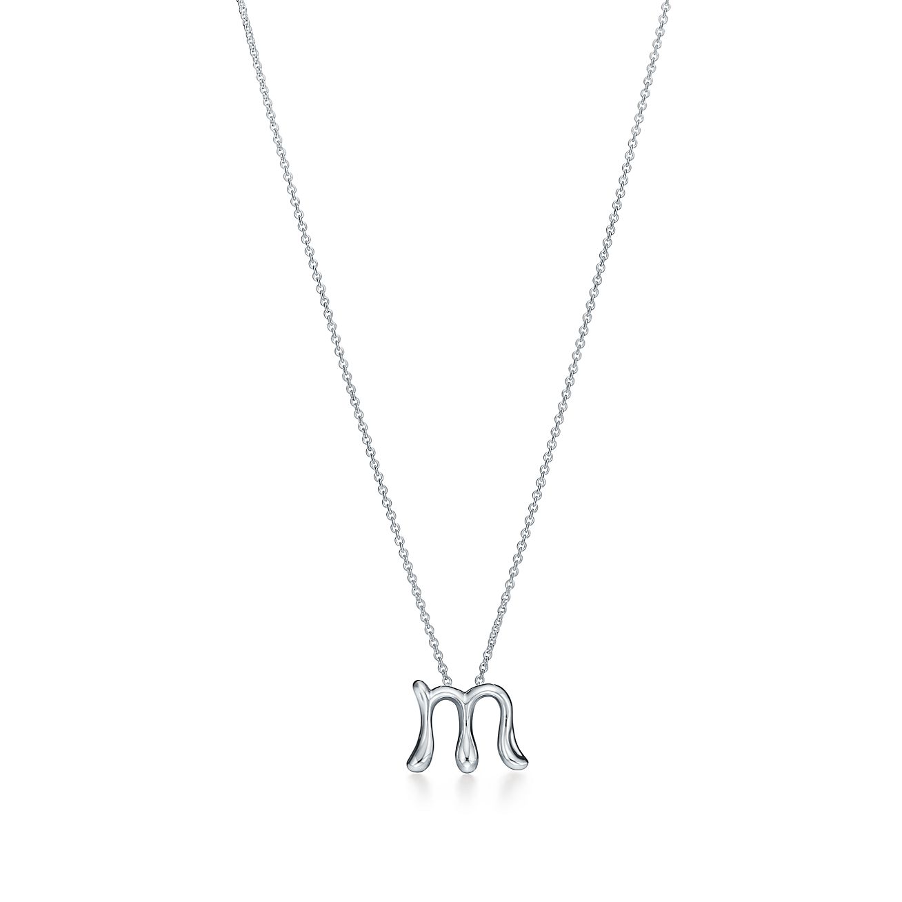 Elsa Peretti™ Small Alphabet Pendant in Sterling Silver
