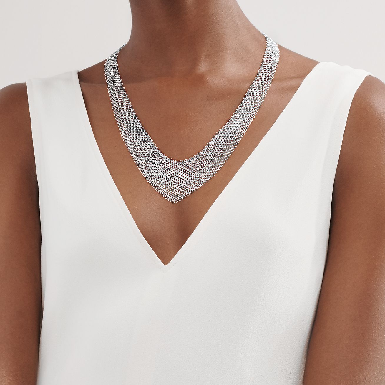 tiffany mesh necklace