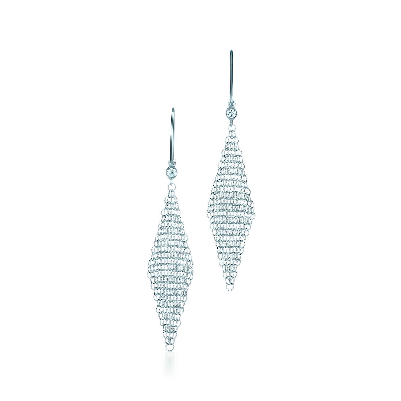 Elsa Peretti® Mesh earrings in sterling 