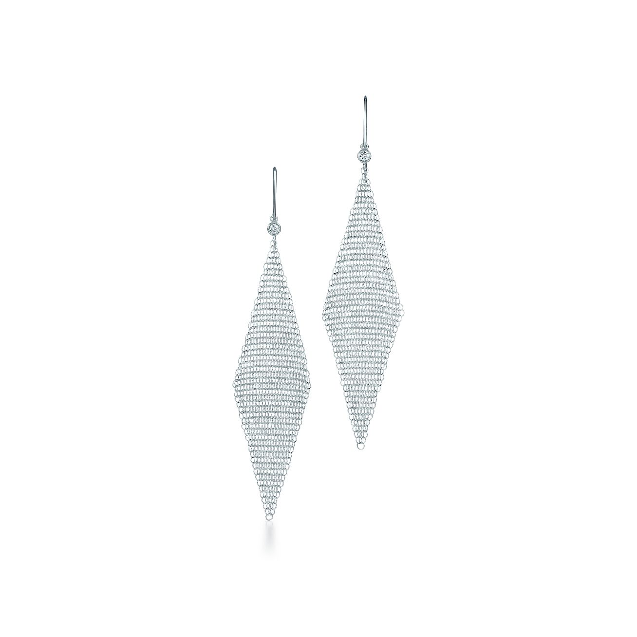 Elsa Peretti® Mesh earrings in sterling 