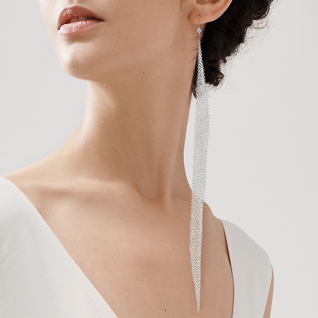 Elsa Peretti® Mesh Single Earring
