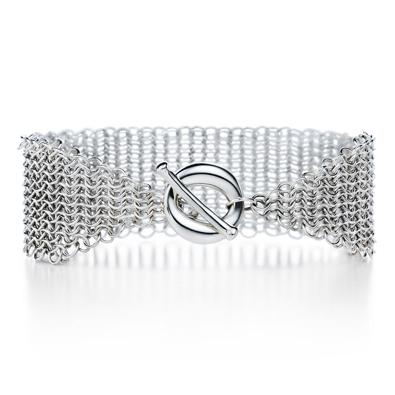 tiffany and co silver mesh bracelet