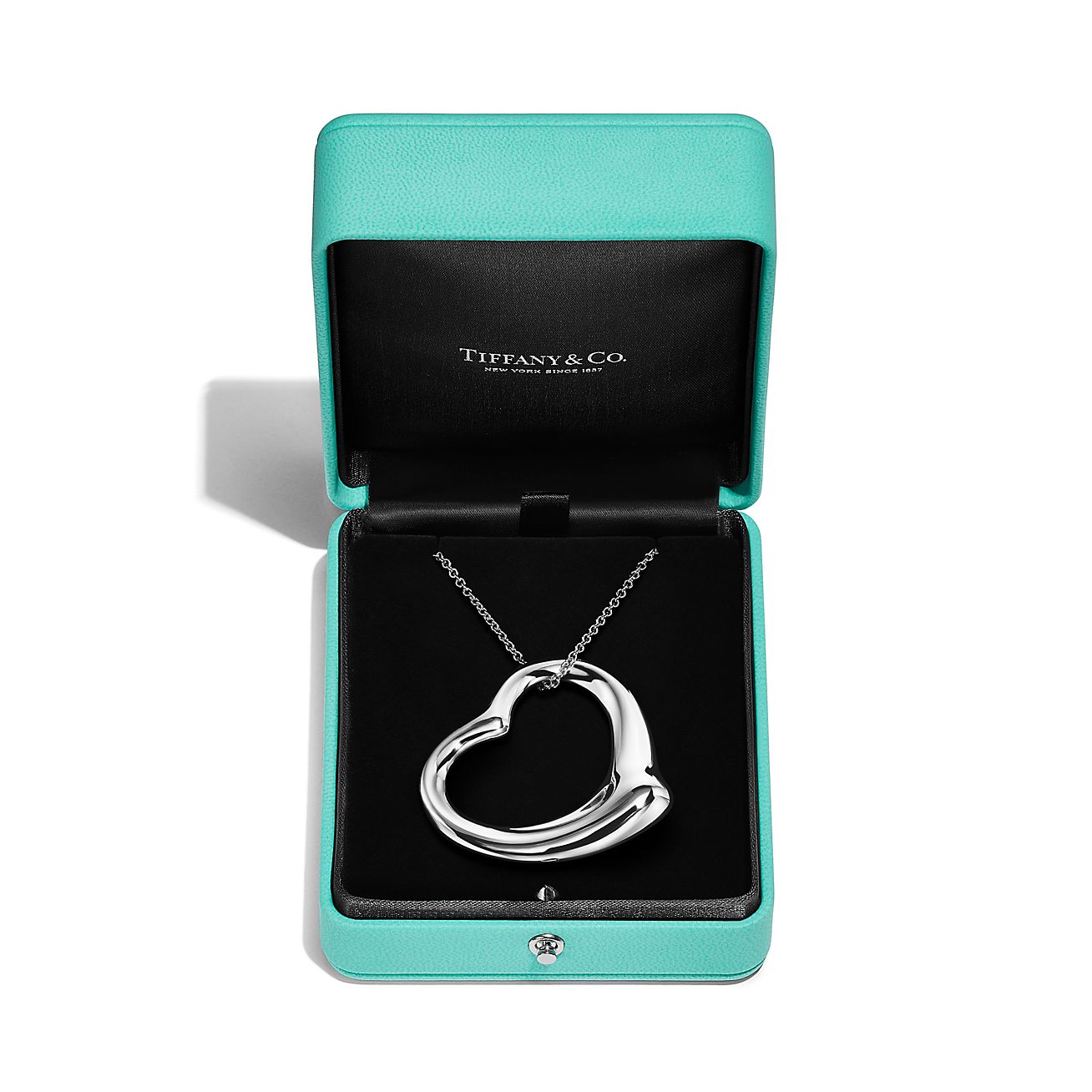 Elsa Peretti® Open Heart 純銀項鍊| Tiffany & Co.