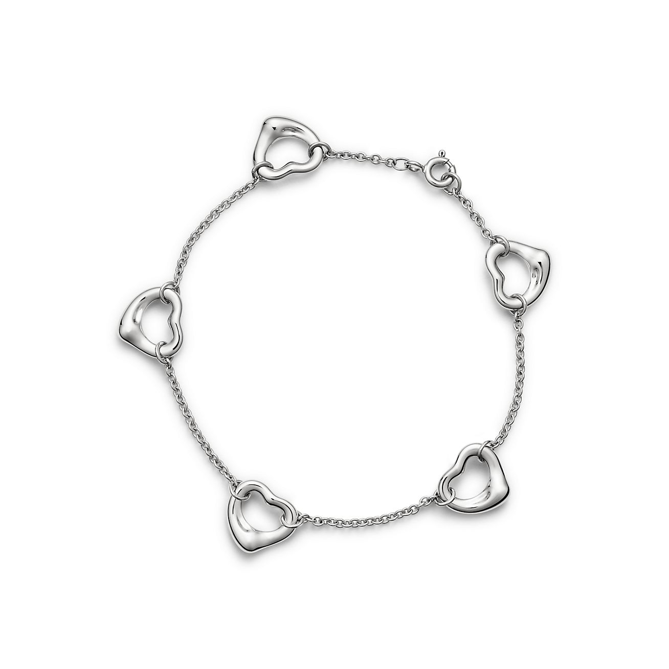 Sterling Silver Heart Tag Charm Bracelet | Tiffany & Co.-thunohoangphong.vn
