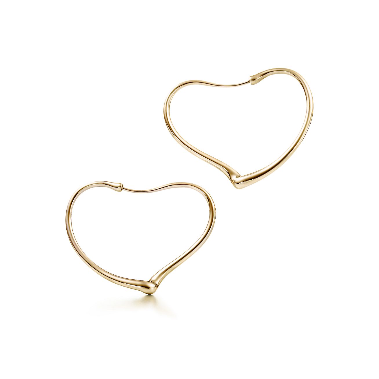 tiffany small heart earrings