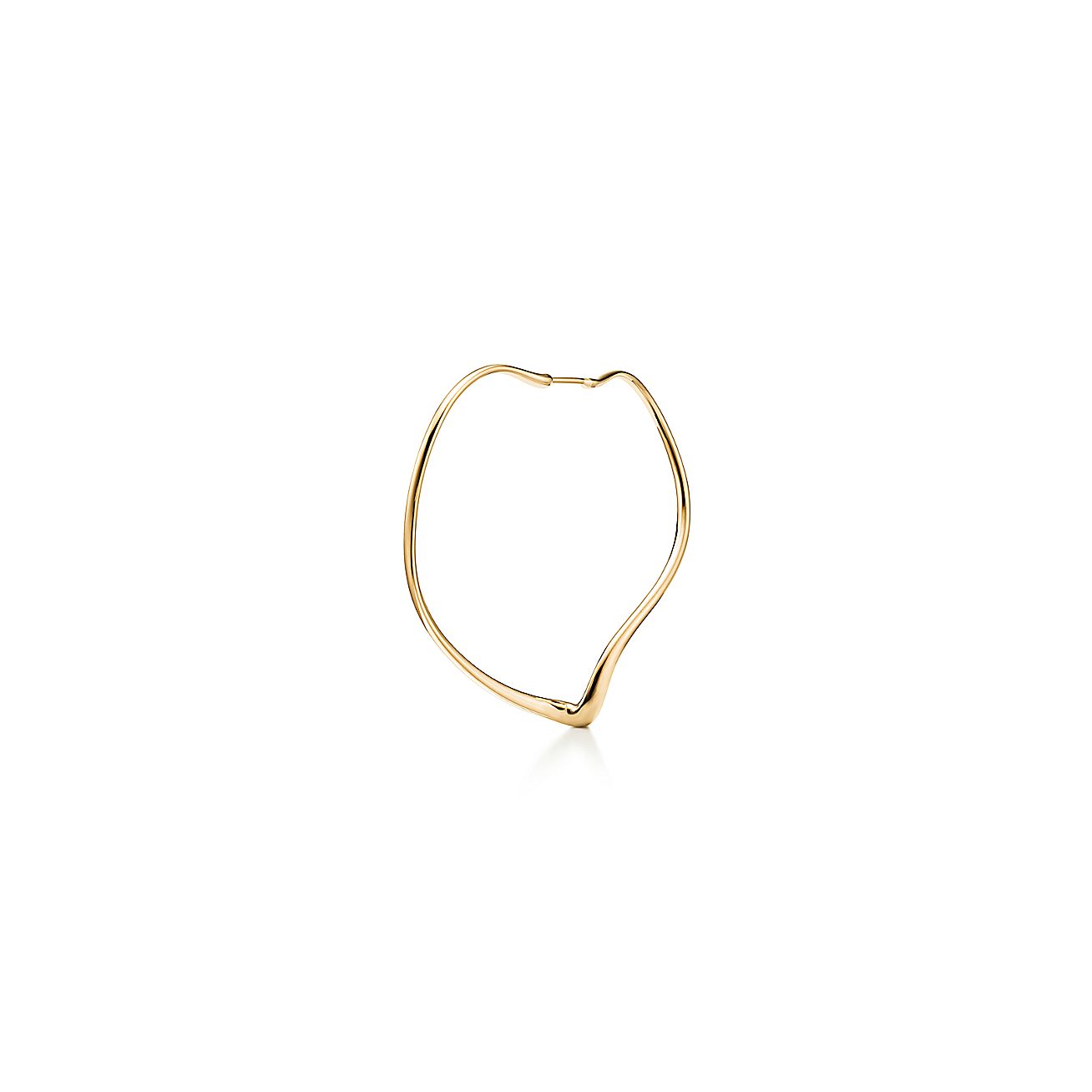 Elsa Peretti® Open Heart Hoop Earrings In 18k More Sizes Tiffany