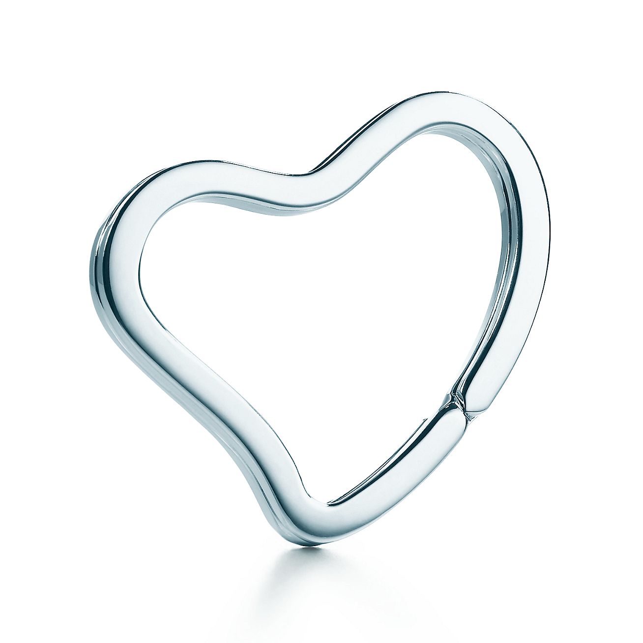 Elsa Peretti™ Open Heart key ring in 