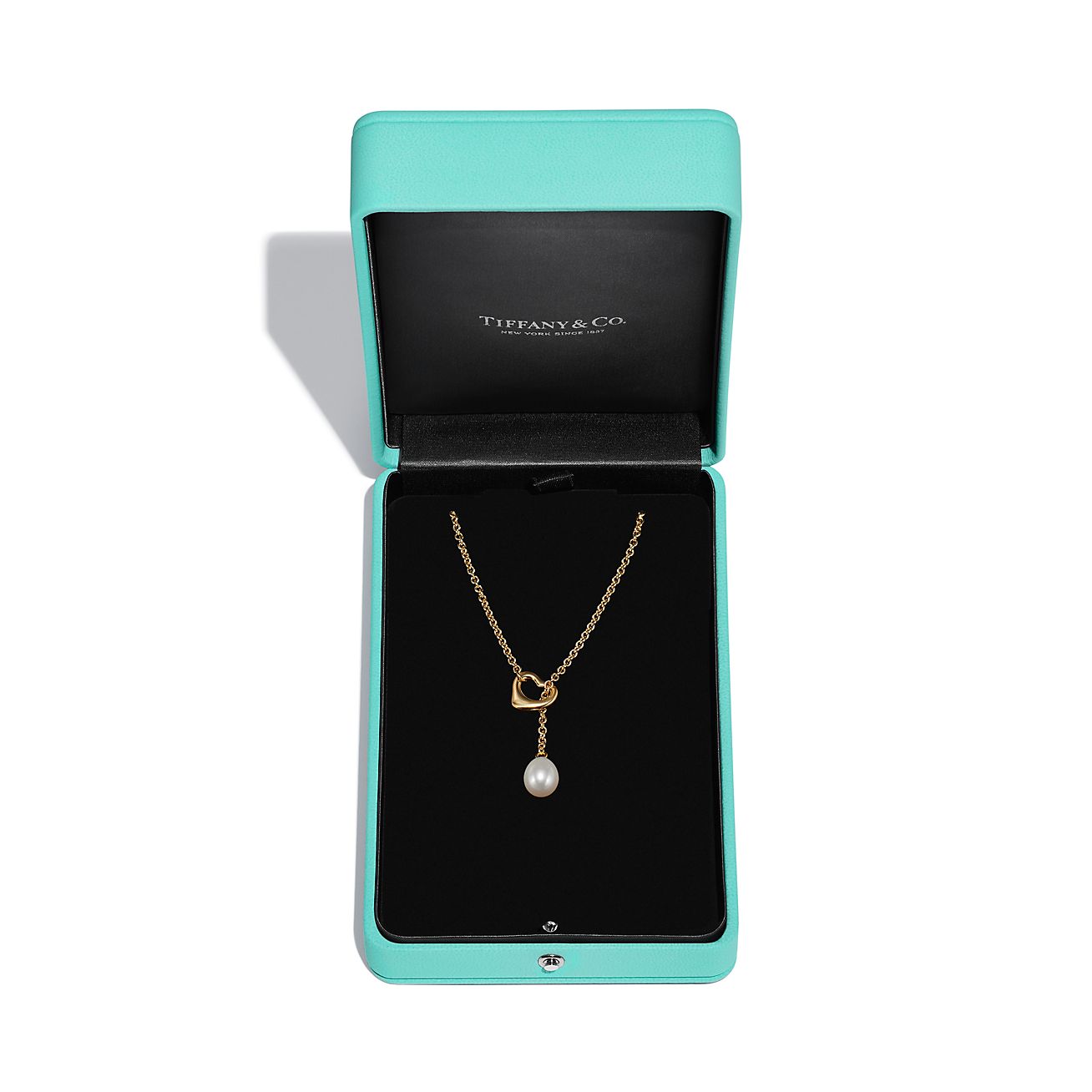 Tiffany heart hot sale lariat necklace