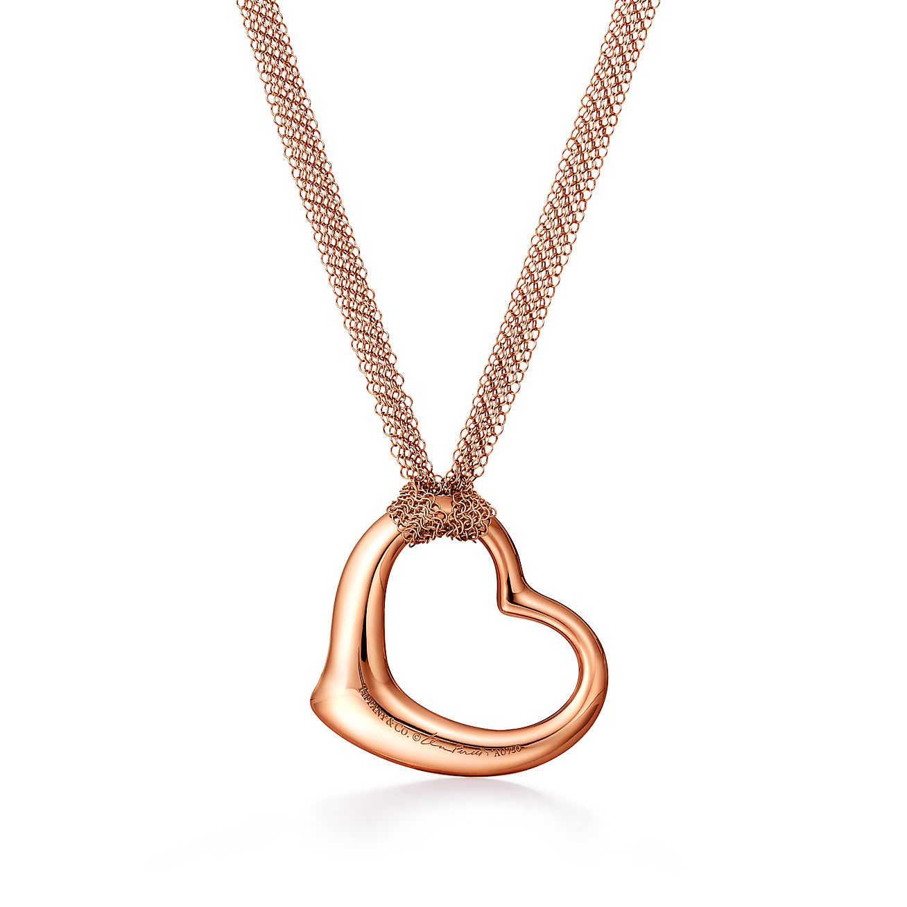 Elsa Peretti® Open Heart Mesh Pendant