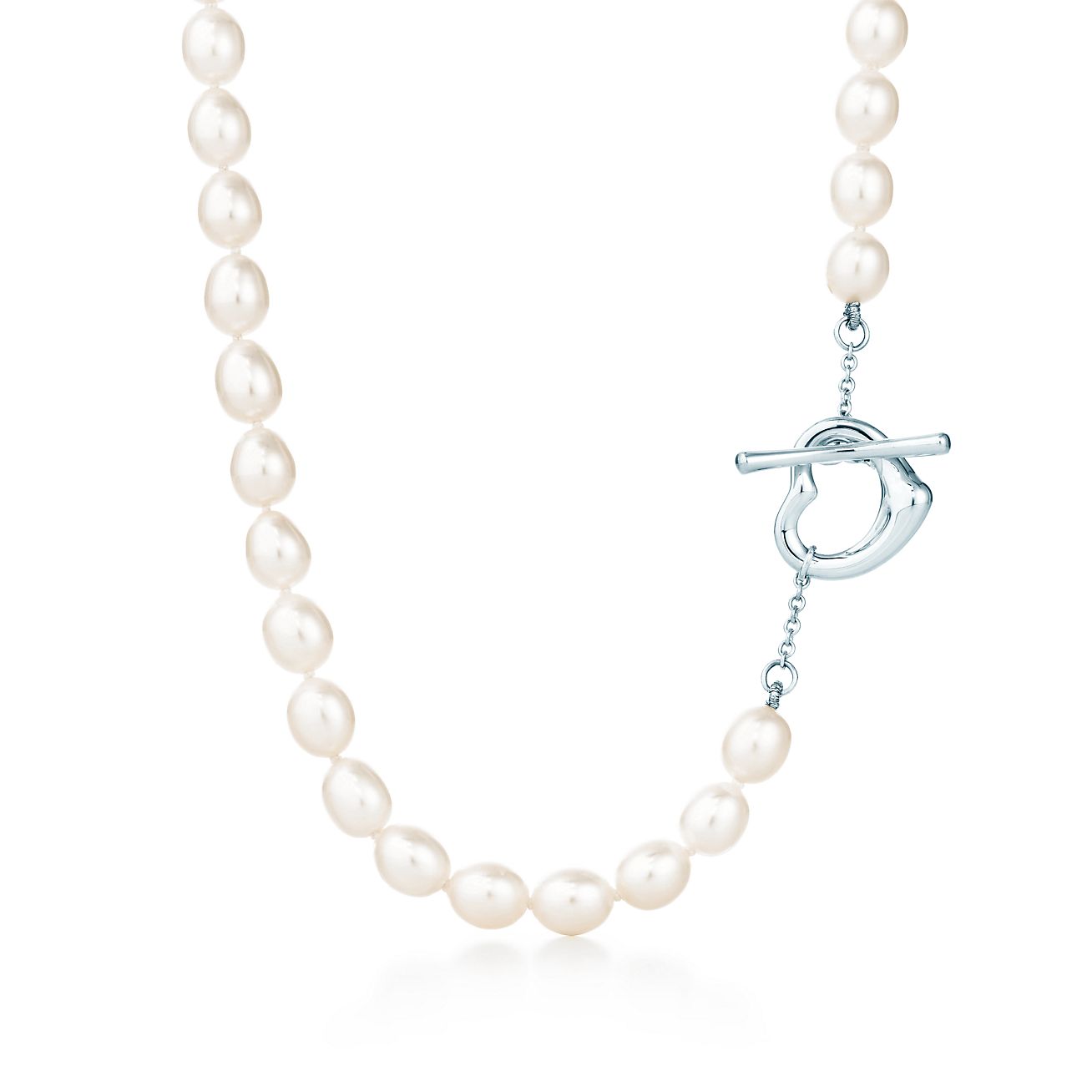 Elsa Peretti® Open Heart Pearl Necklace