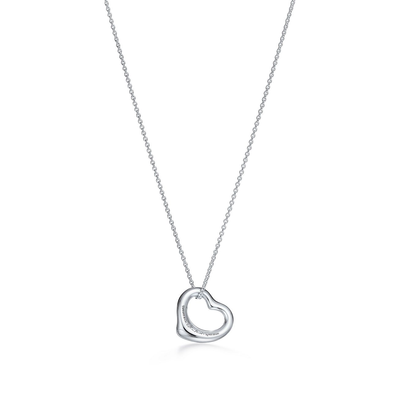 Original tiffany store heart necklace