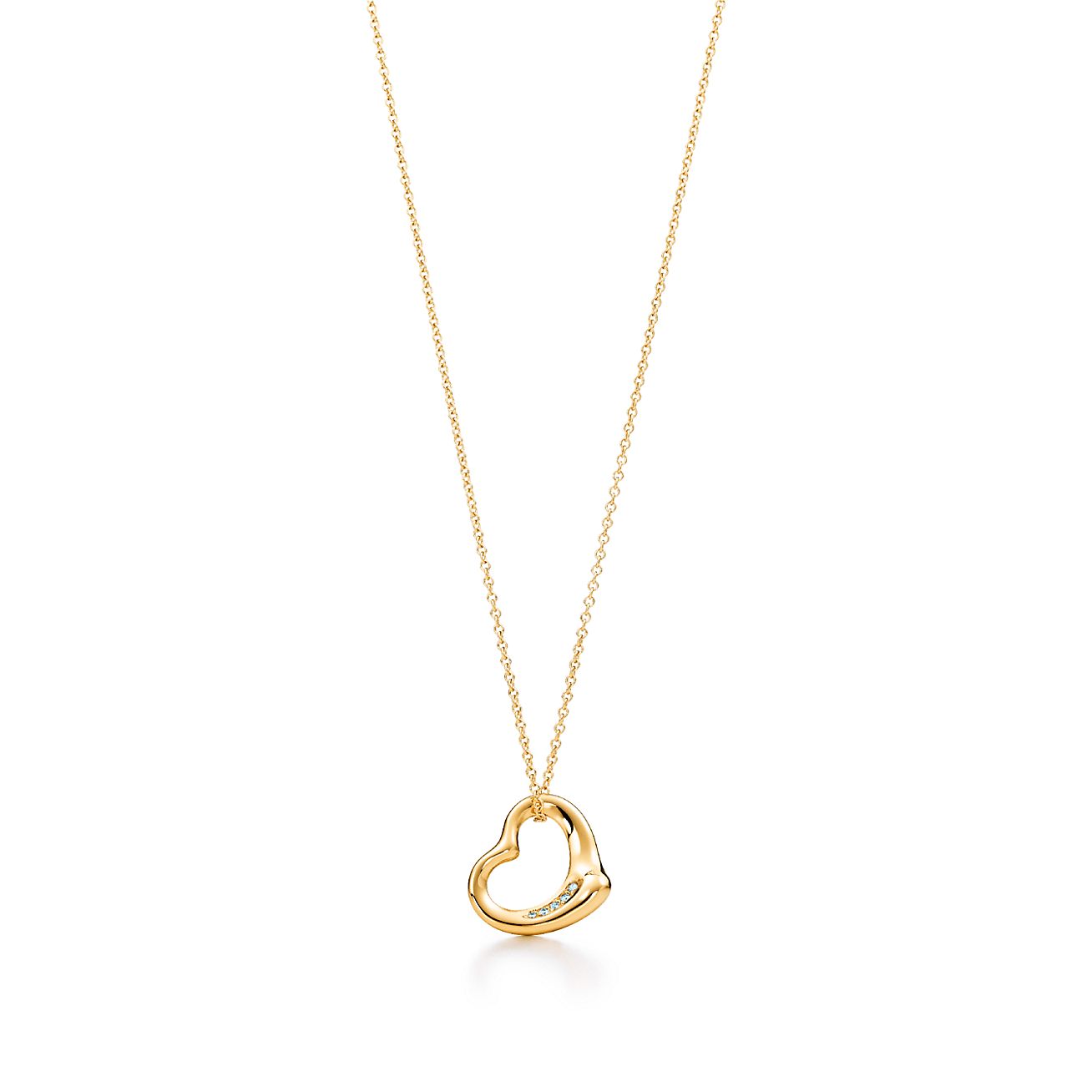 tiffany yellow gold necklace