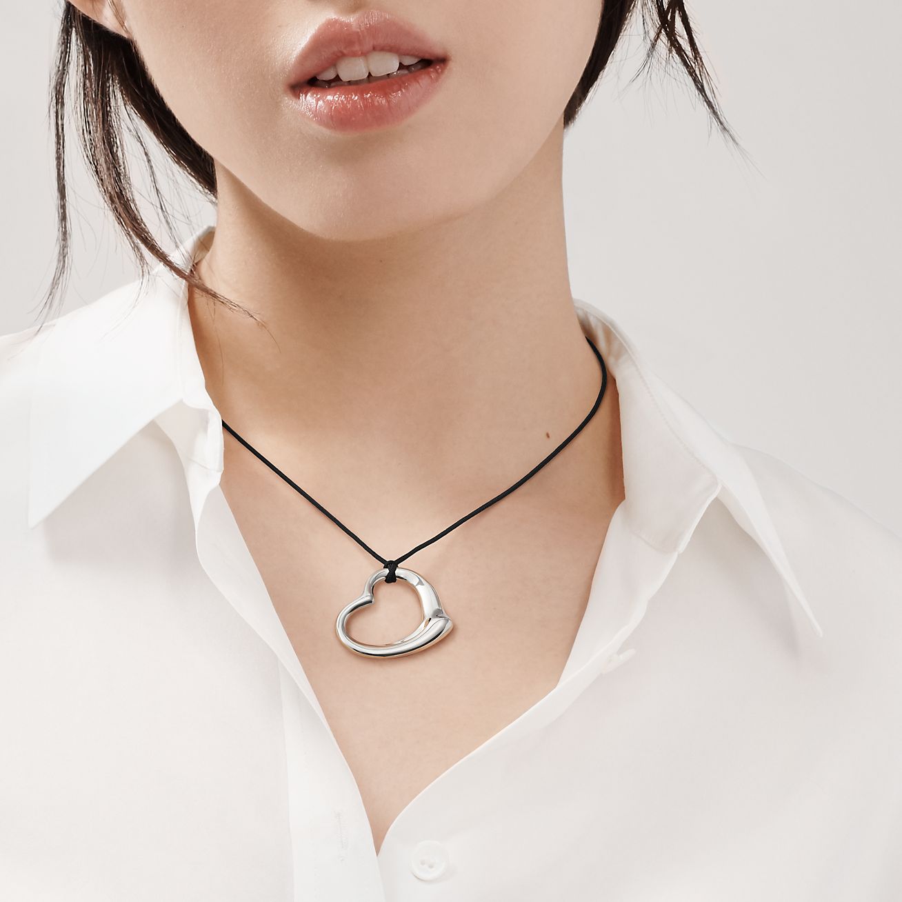 Tiffany heart lock pendant ❤️