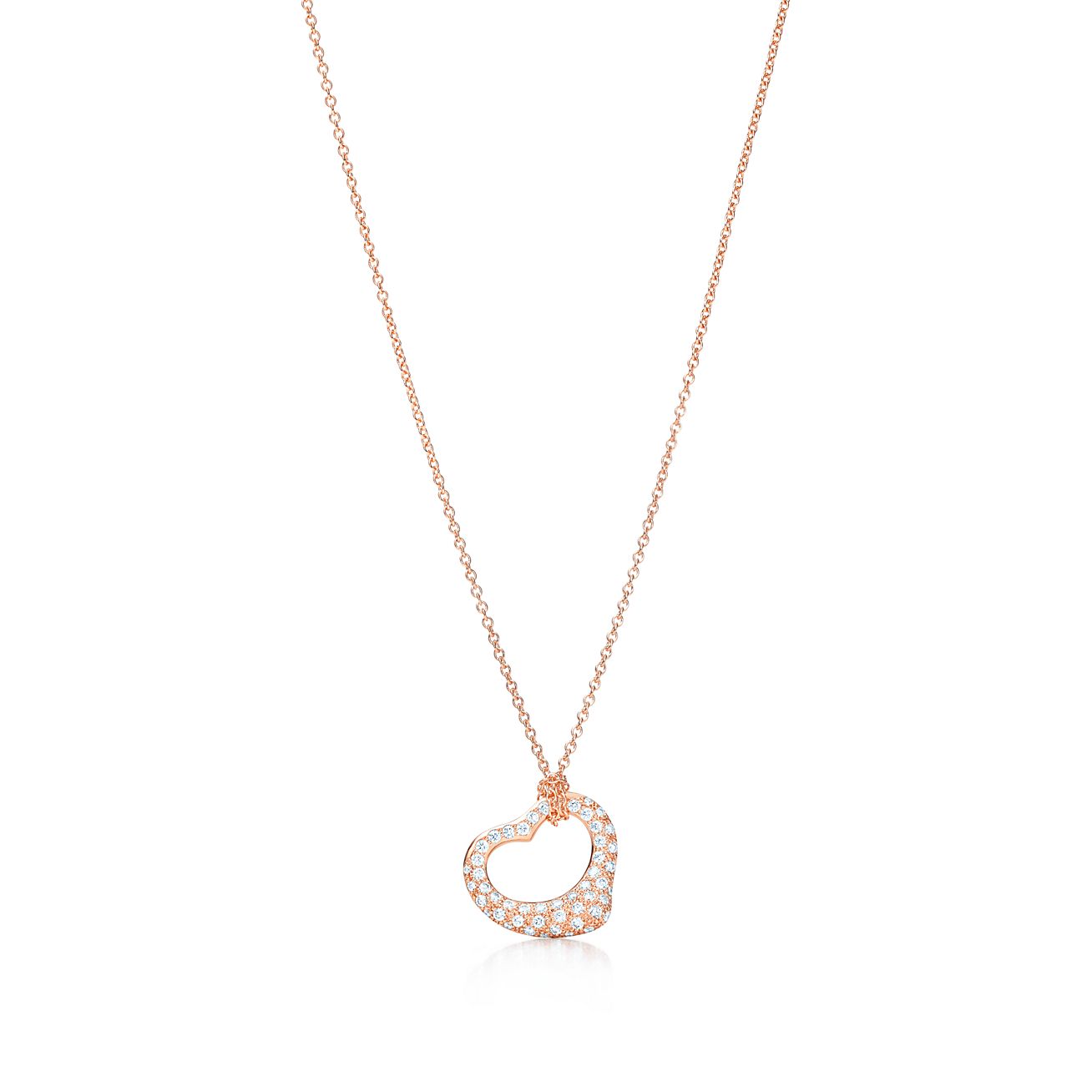 Elsa Peretti Open Heart Pendant in 18K Gold. More Sizes Available, Size: 22 mm