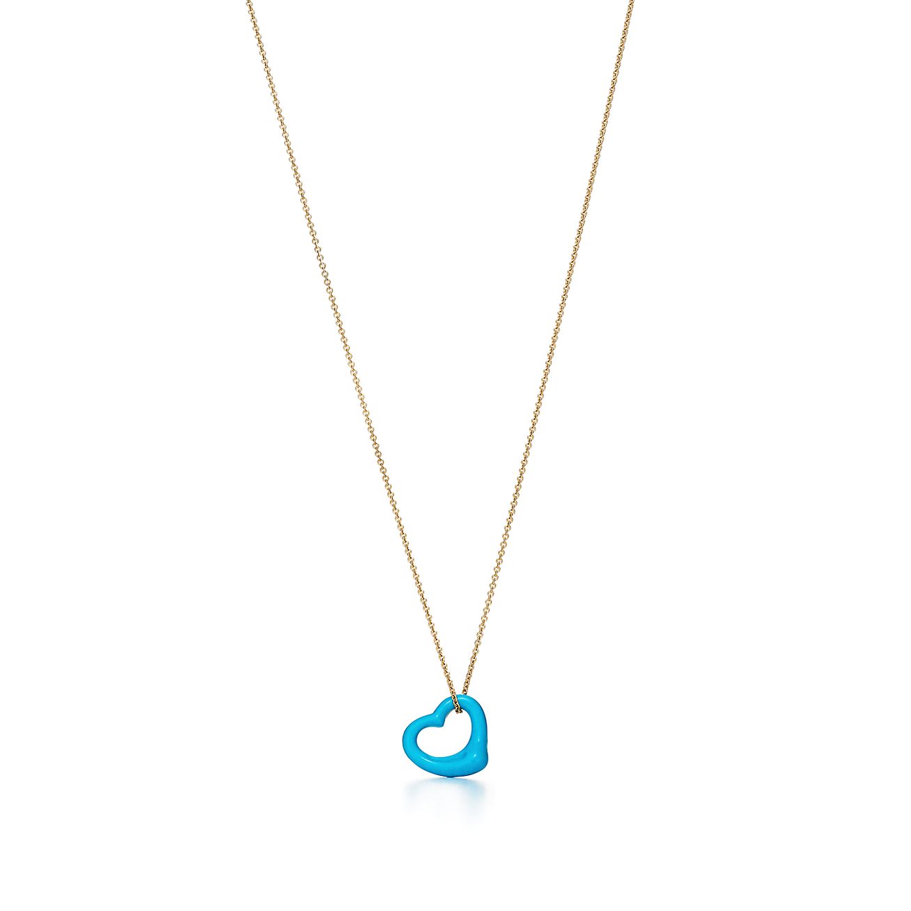 tiffany turquoise heart necklace