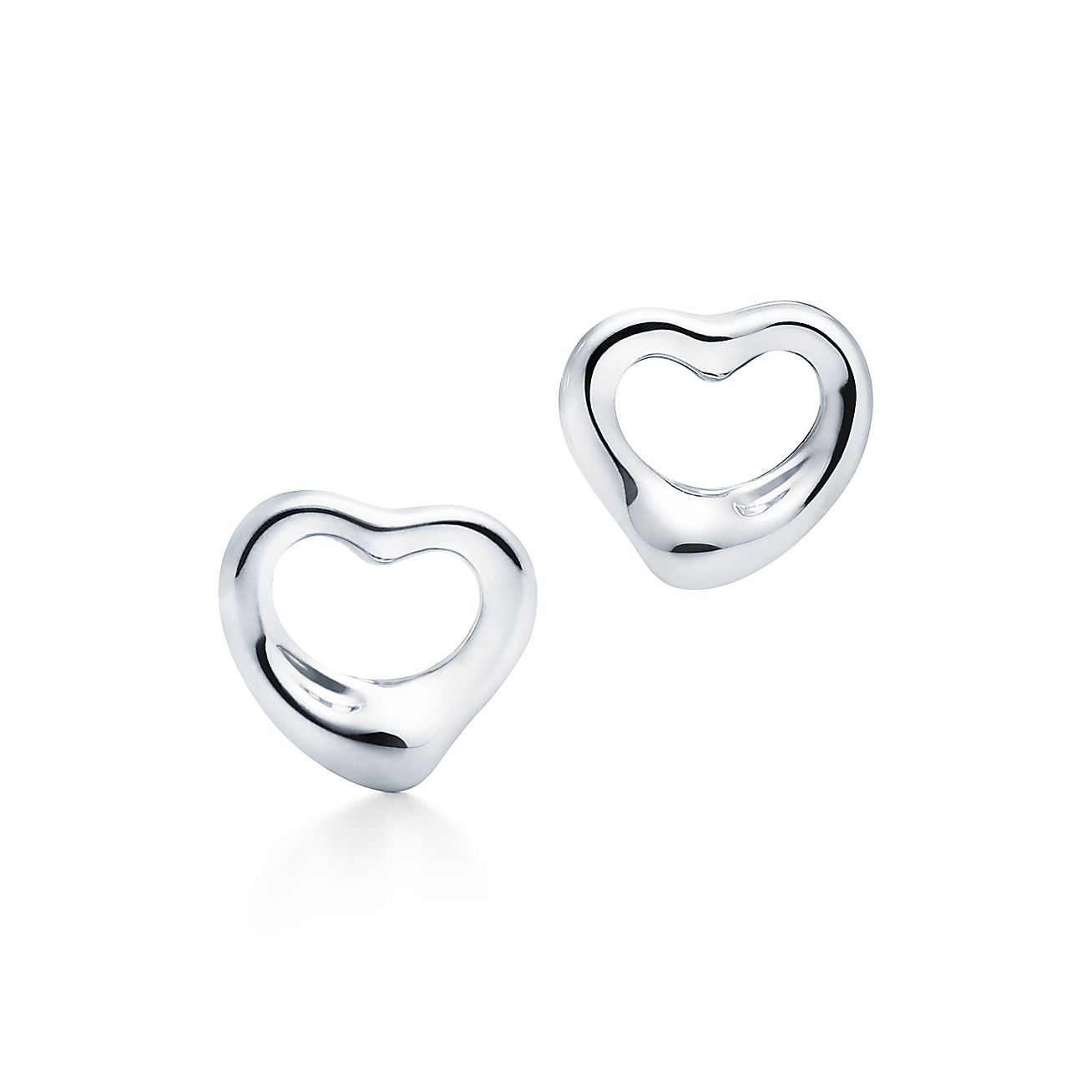Elsa Peretti®Open Heart Stud Earrings
in Silver, 11 mm